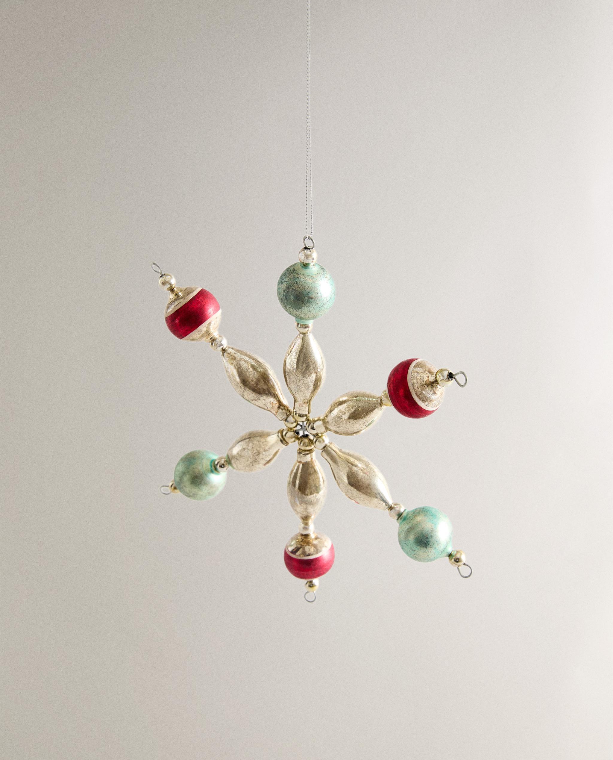 ボール付きスター クリスマスツリーオーナメント | Zara Home 日本/Japan