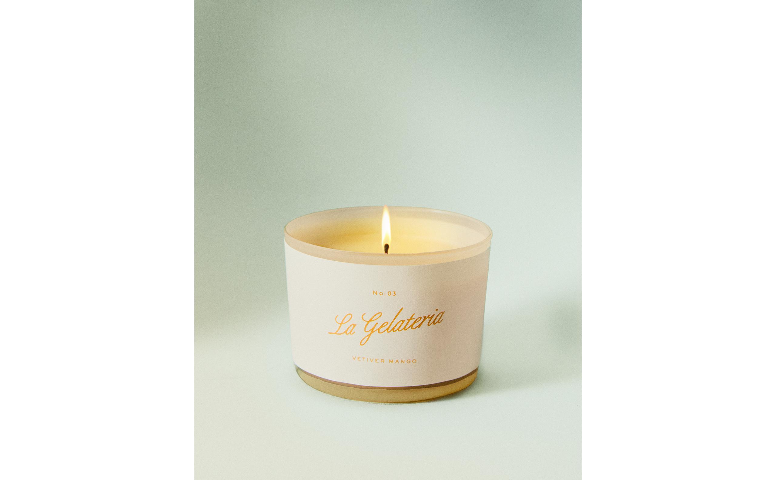 アロマ・キャンドル petit_bonheur7411 150G）VETIVER MELON アロマティックキャンドル | Zara Home
