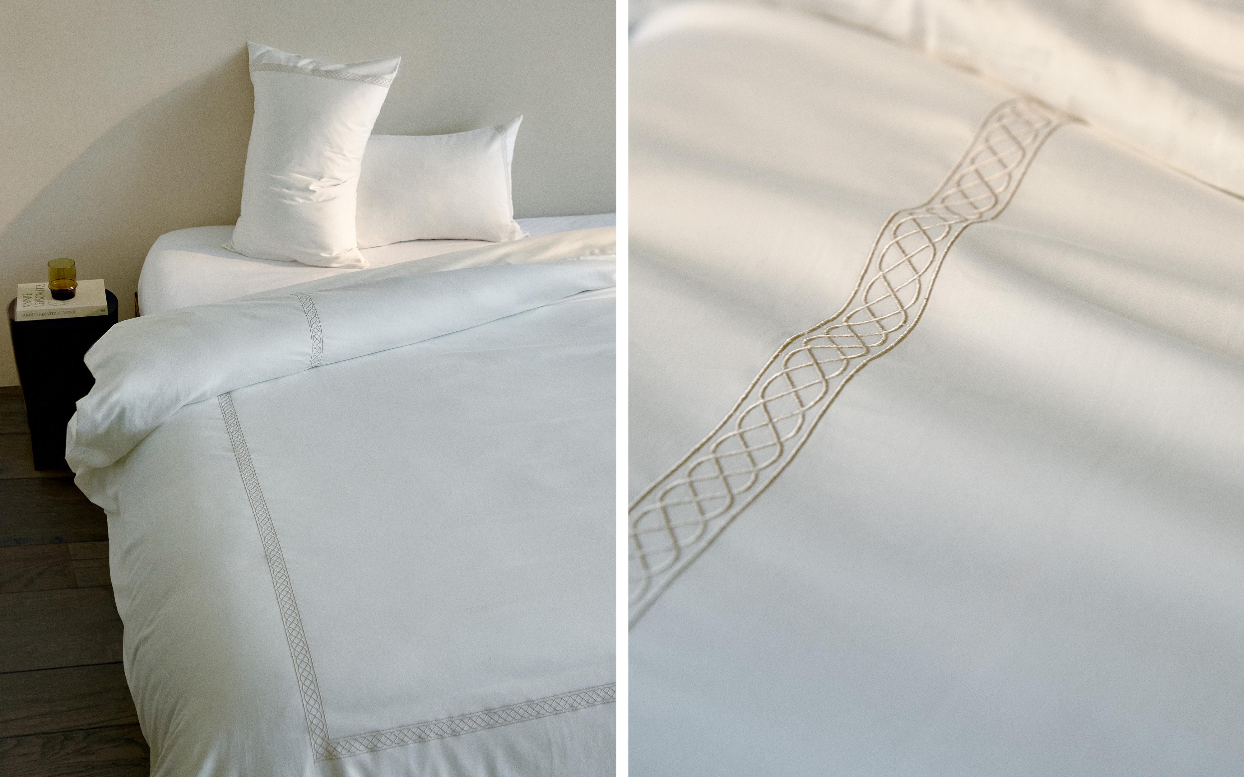 EMBROIDERED SATEEN DUVET COVER product thumbnail 8