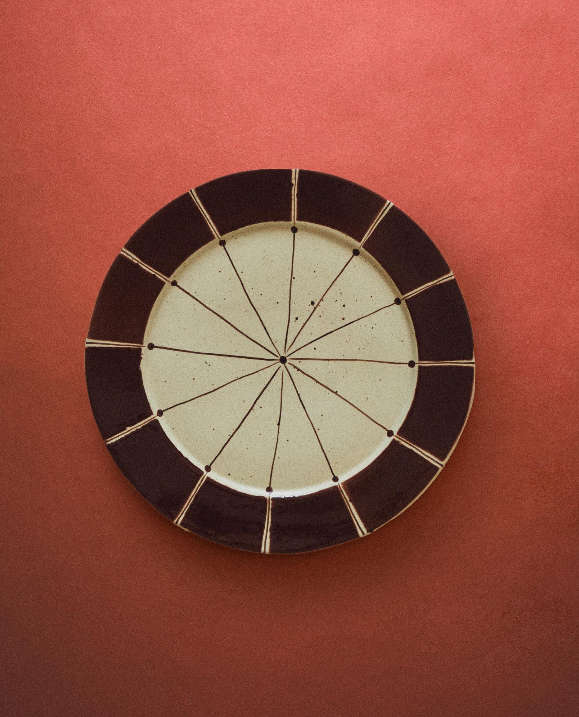 SLICES CERAMIC DINNER PLATE X COLLAGERIE