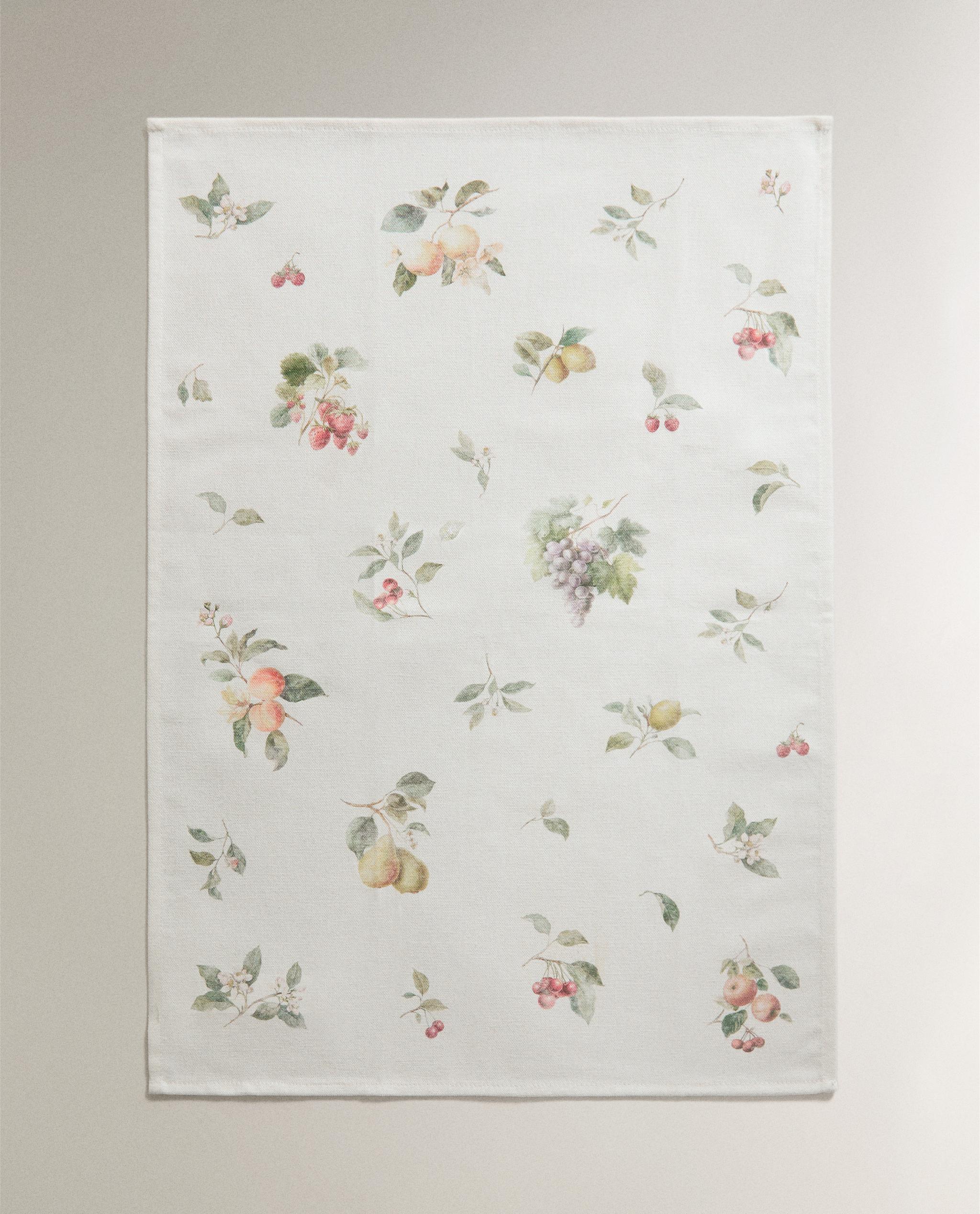 PACK OF FLORAL COTTON TEA TOWELS (PACK OF 2) product thumbnail 5