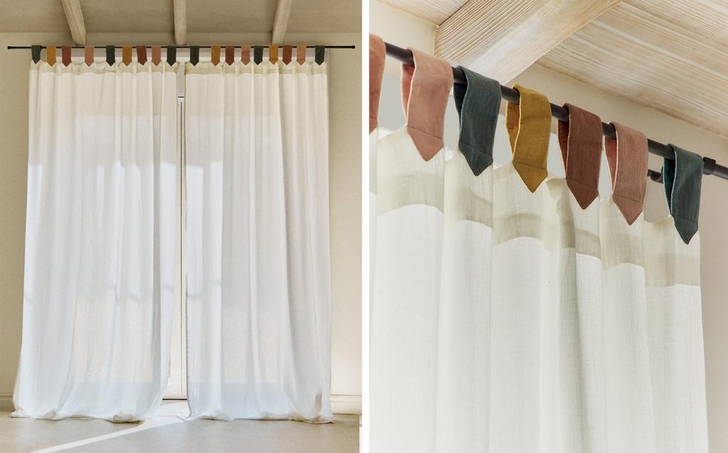 MEDIUM OPACITY COTTON MUSLIN CURTAIN MEDIUM OPACITY COTTON MUSLIN CURTAIN