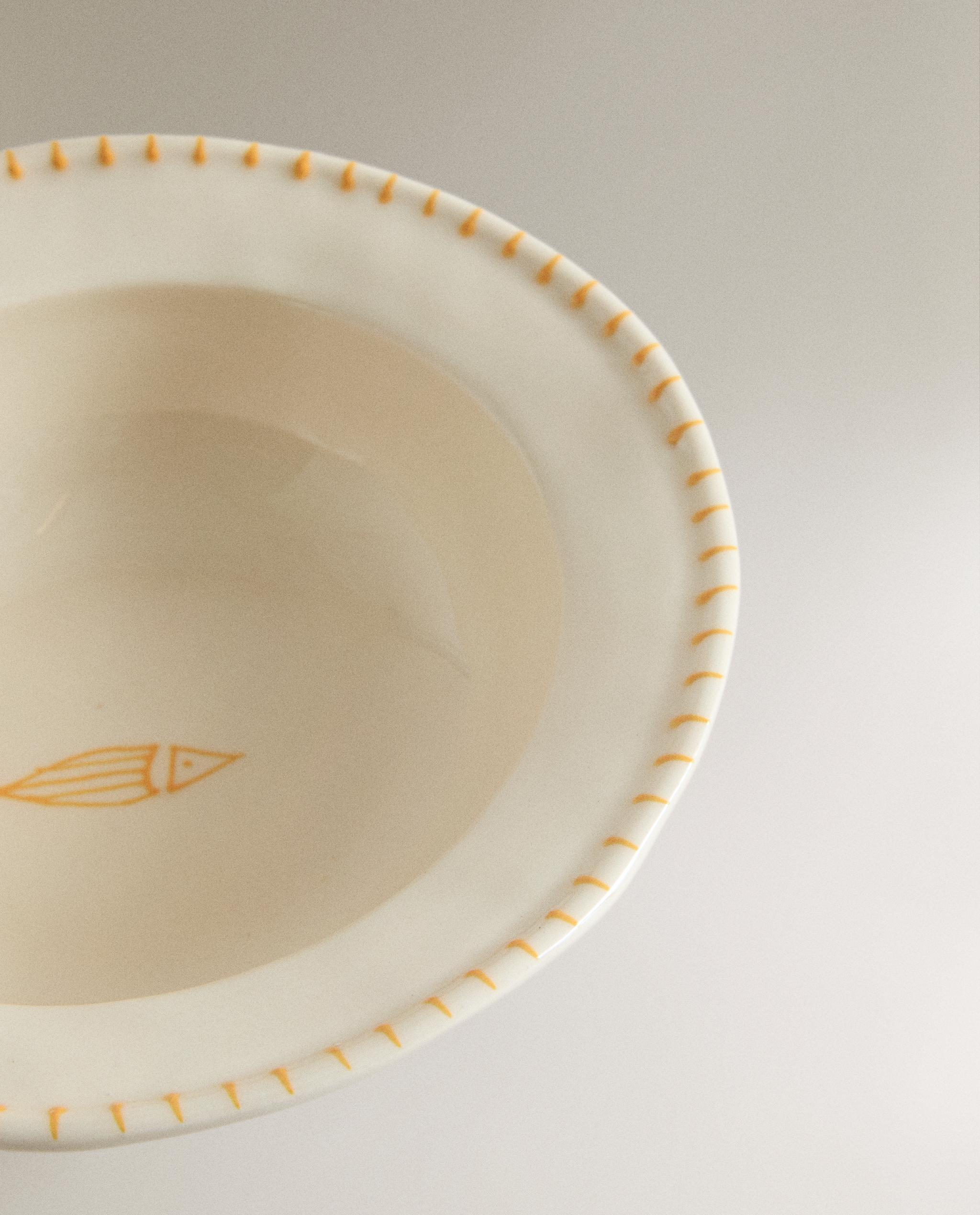 EARTHENWARE FISH DINNER SET product thumbnail 13