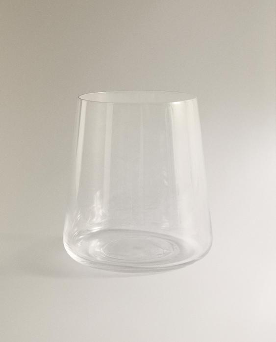 CONICAL CRYSTALLINE TUMBLER