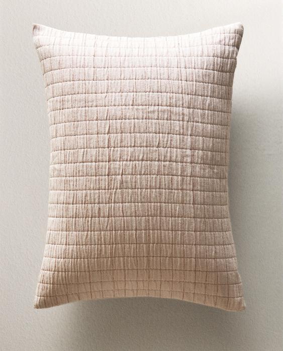 HOUSSE DE COUSSIN ENFANT COTON CARREAUX