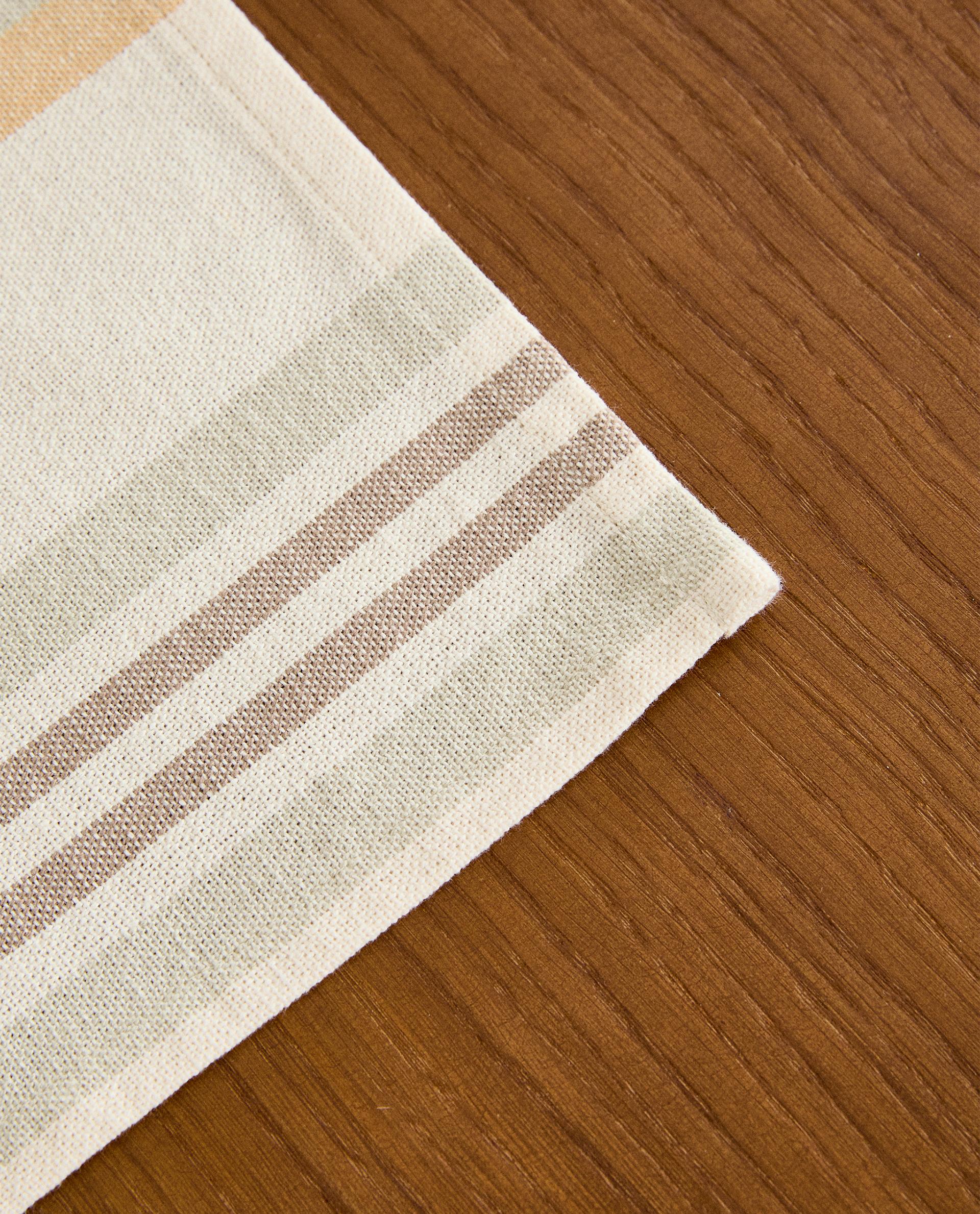 COLOURED STRIPE PLACEMAT (PACK OF 2)