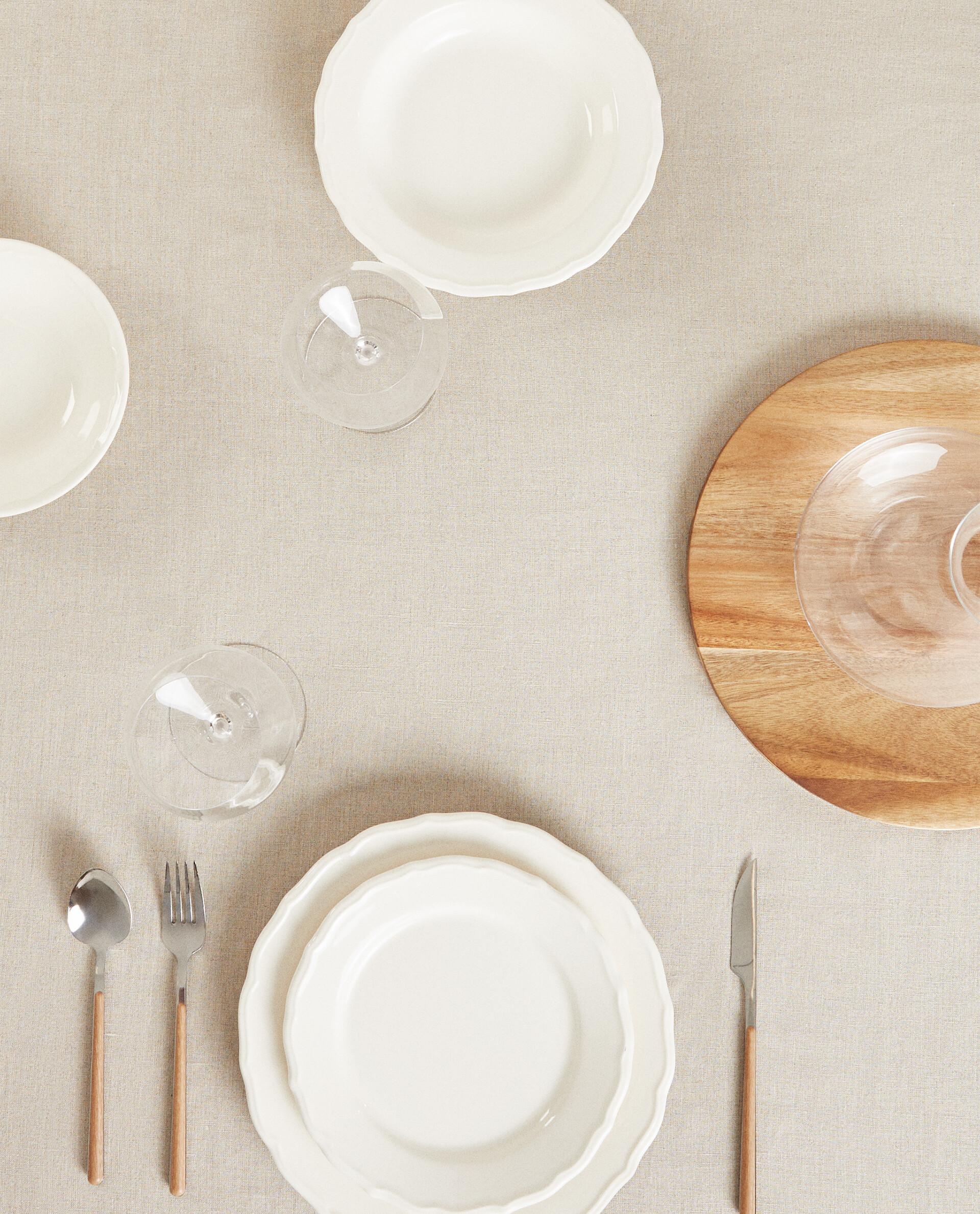 PLAIN-COLOURED LINEN TABLECLOTH product thumbnail 16
