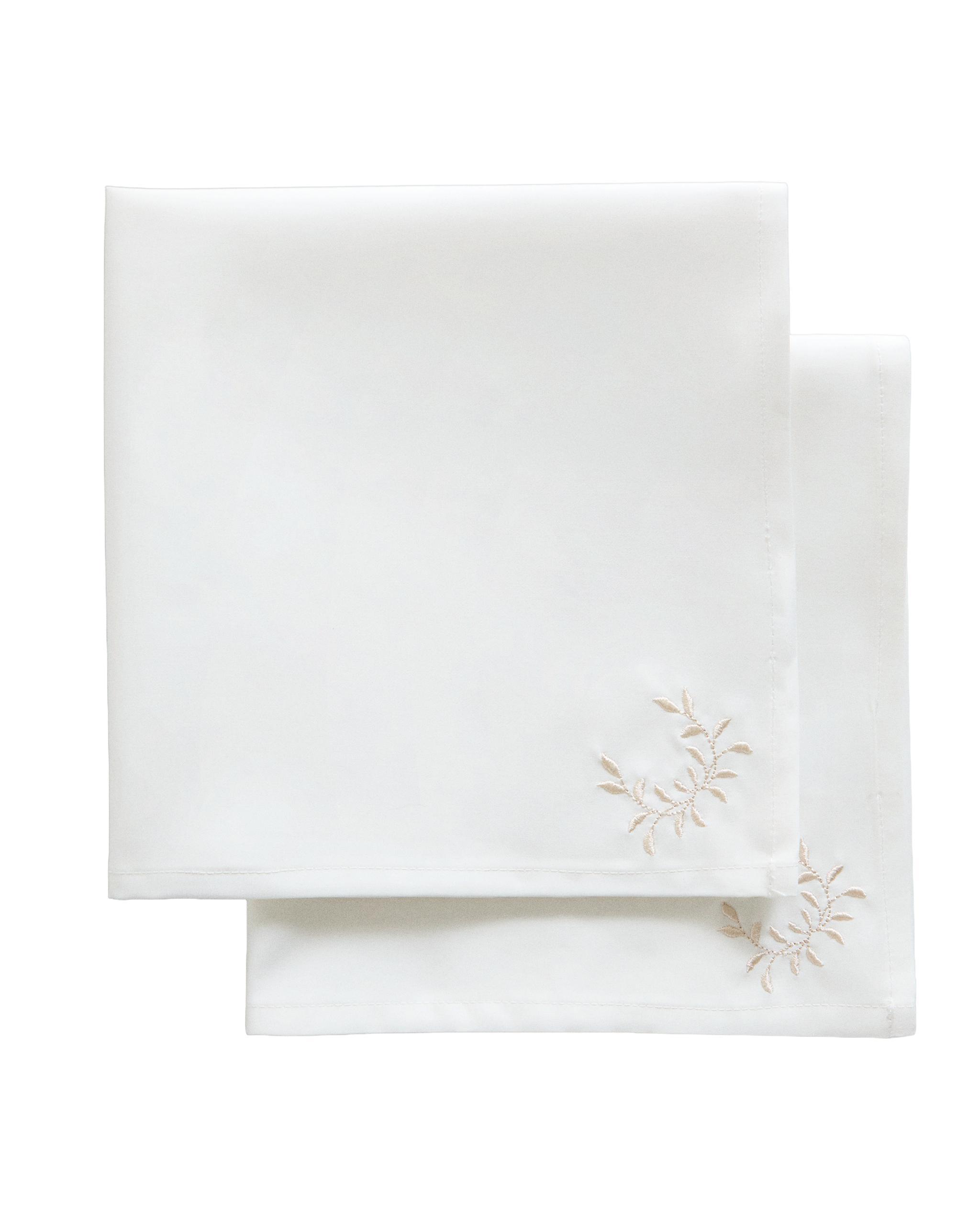 PACK OF PLANT EMBROIDERY NAPKINS (PACK OF 2) product thumbnail 2