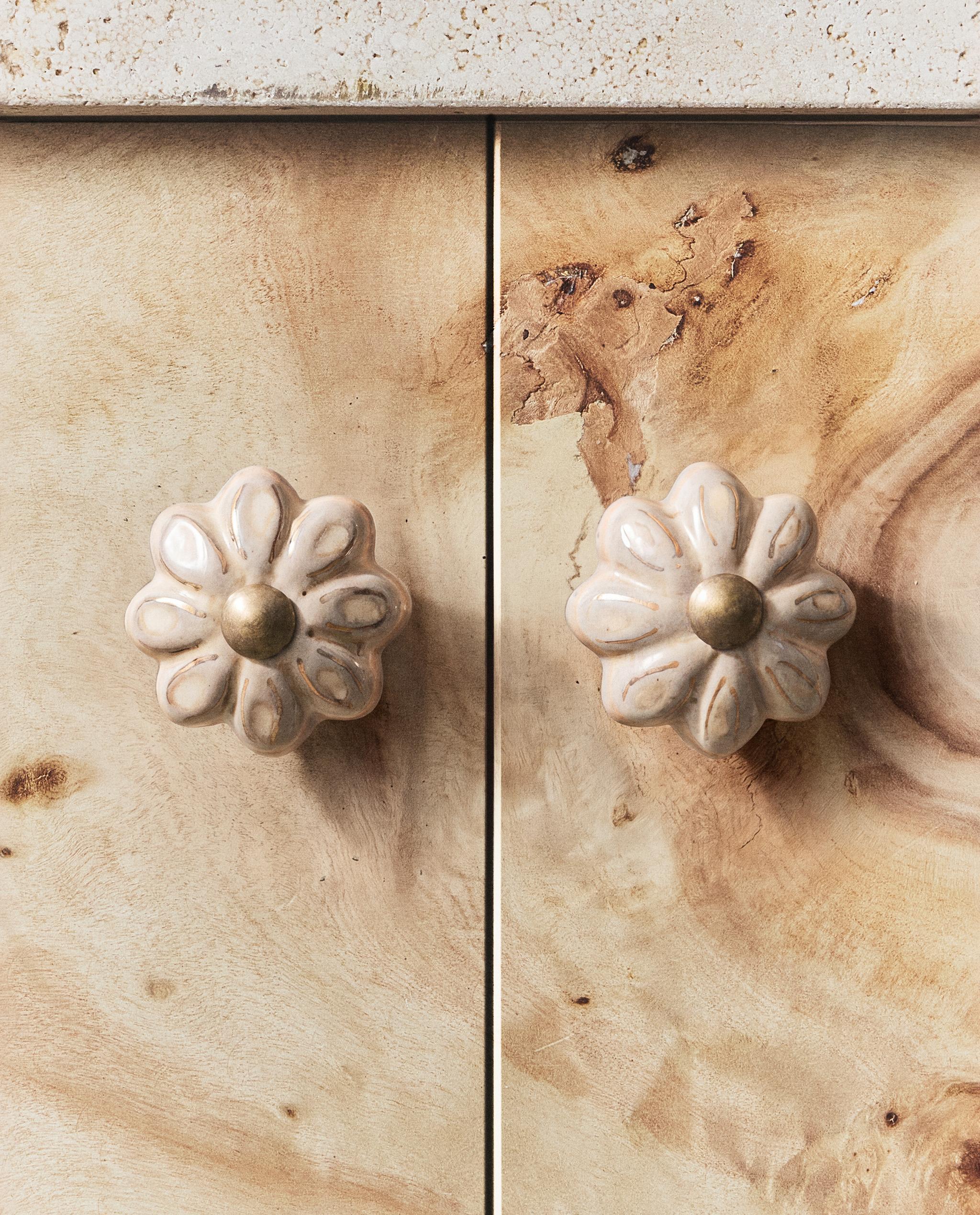PACK OF CERAMIC FLOWER DOOR KNOBS (PACK OF 2) product thumbnail 16