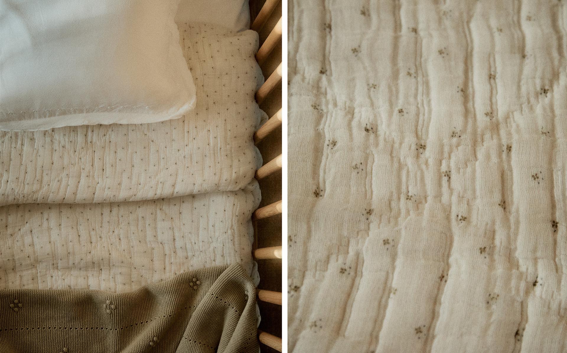 COLCHA INFANTIL GAZE FLORAL COLCHA INFANTIL GAZE FLORAL