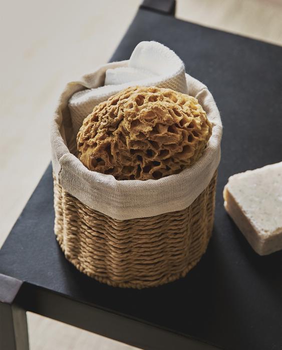 CESTA ROTONDA FODERA COTONE CESTA ROTONDA FODERA COTONE