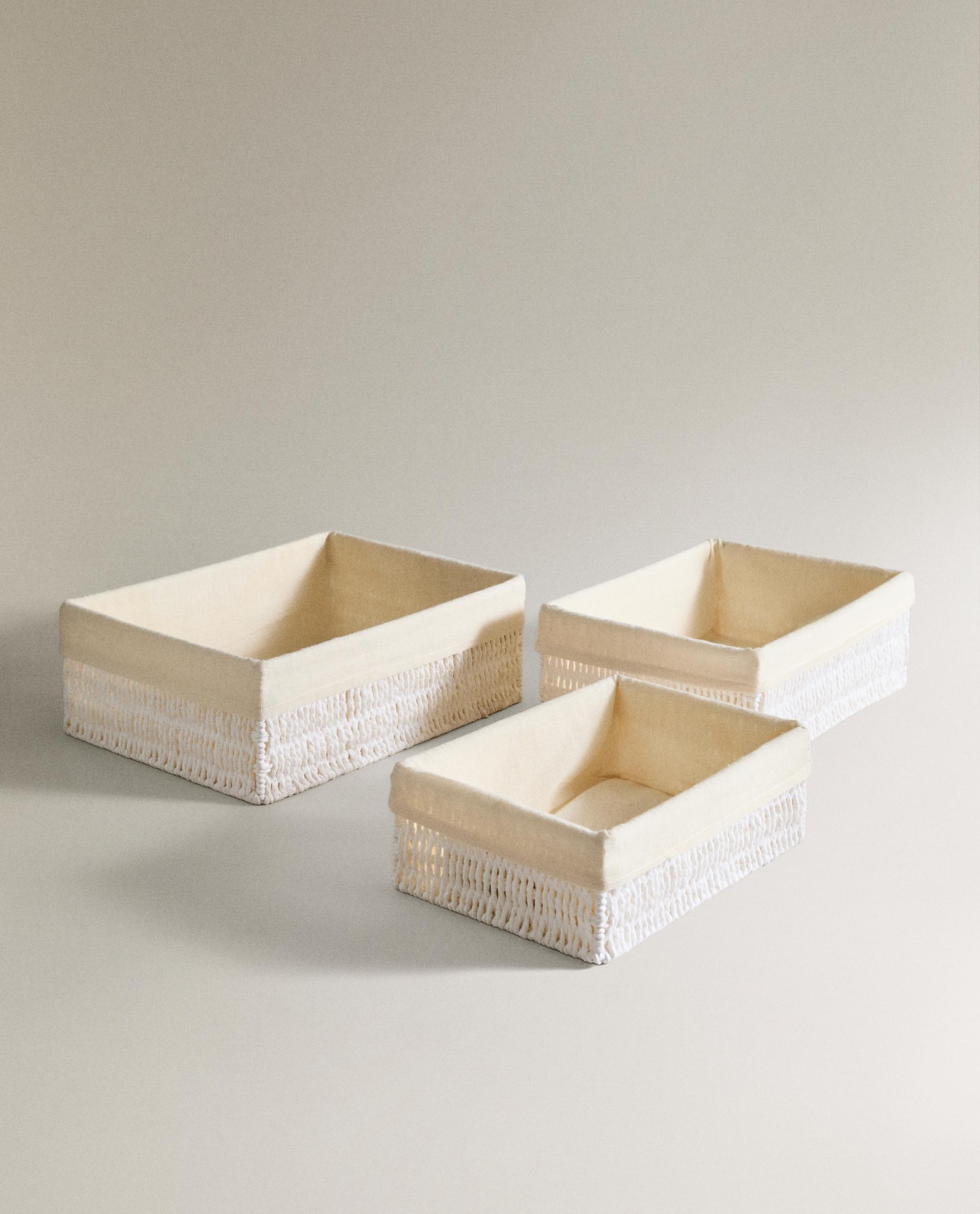 RECTANGULAR BASKET WITH COTTON LINING product thumbnail 13