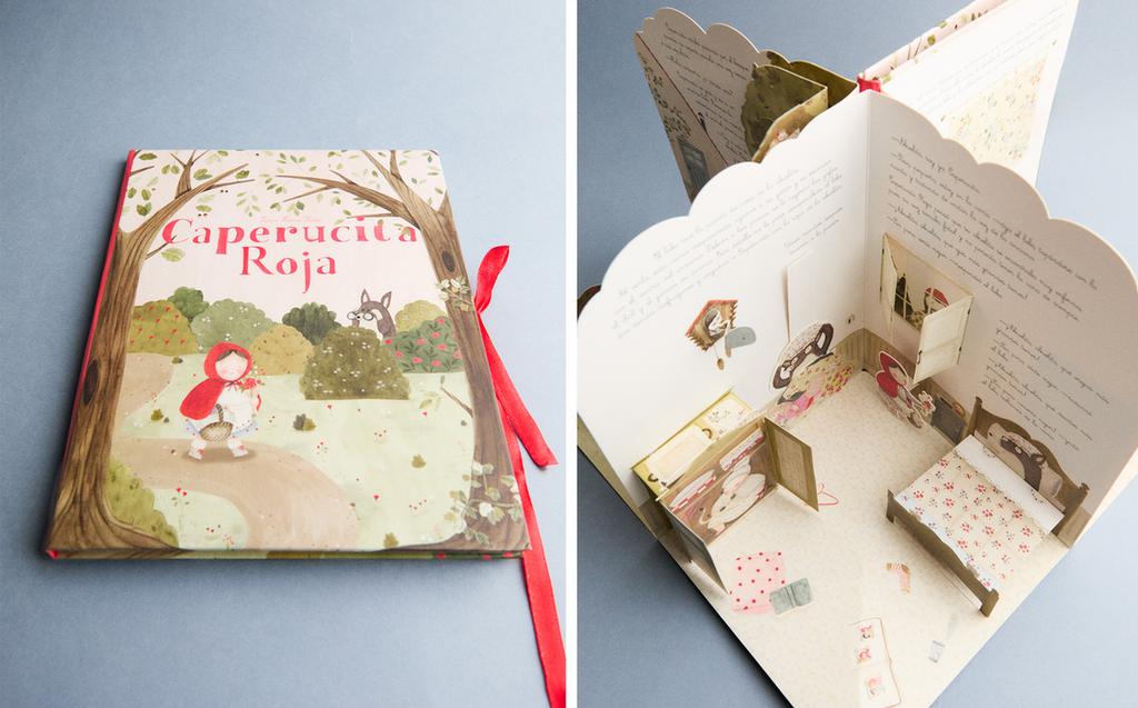 LIBRO CARRUSEL INFANTIL CARAPUCHIÑA VERMELLA (ESPAÑOL) LIBRO CARRUSEL INFANTIL CARAPUCHIÑA VERMELLA (ESPAÑOL)