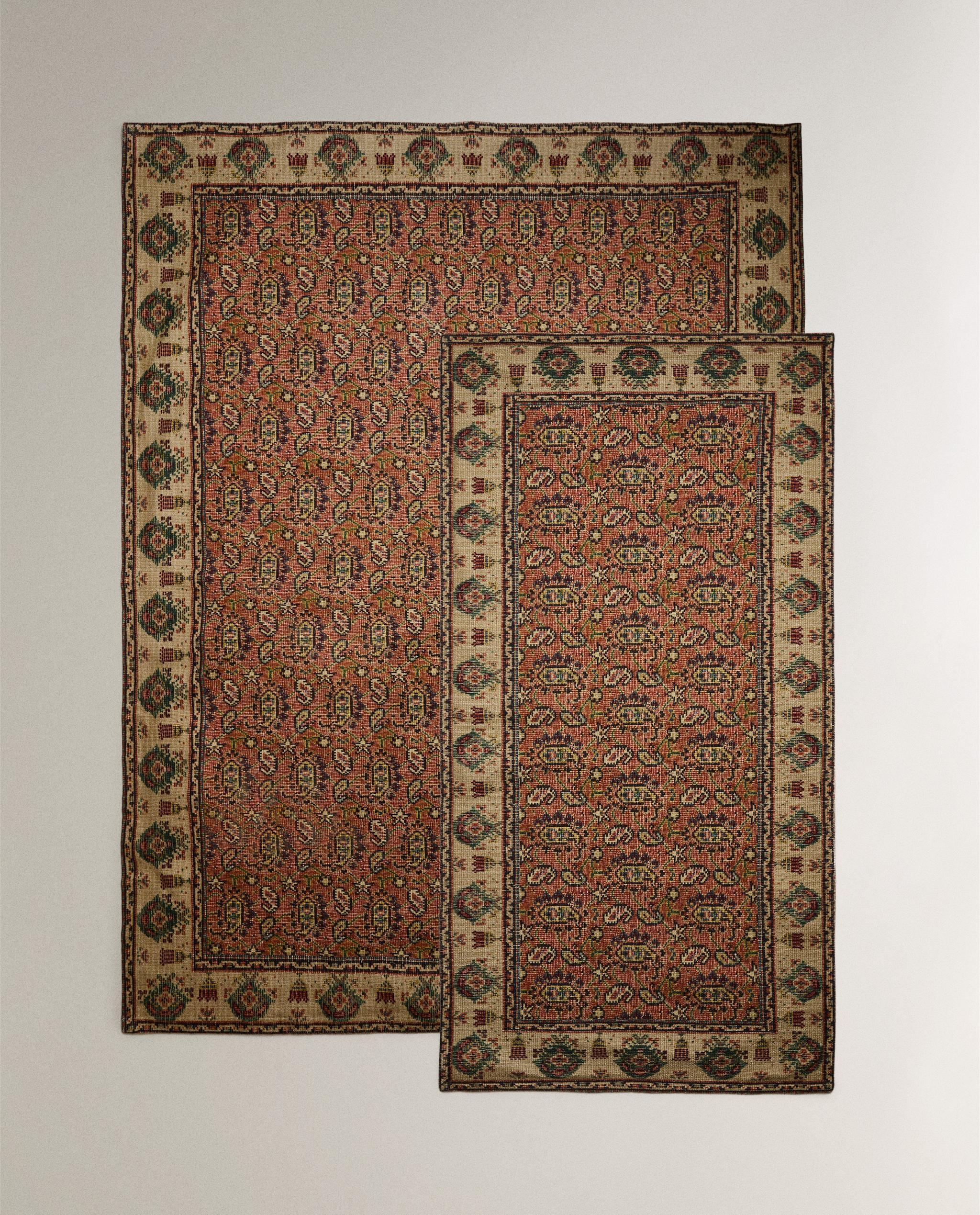 リバーシブル コットン ラグ | Zara Home 日本/Japan