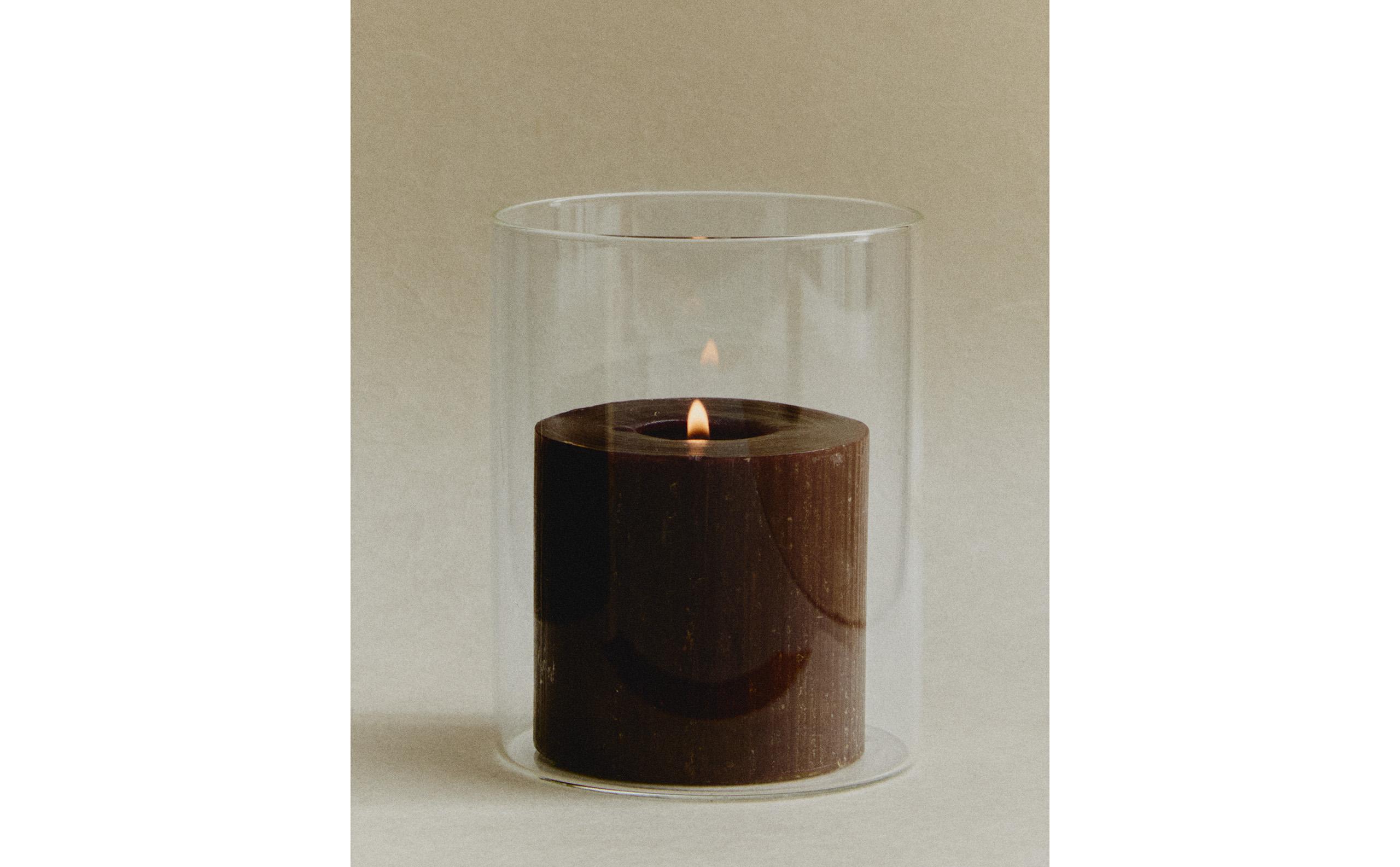BOROSILICATE GLASS LANTERN VASE | Zara Home United States of America