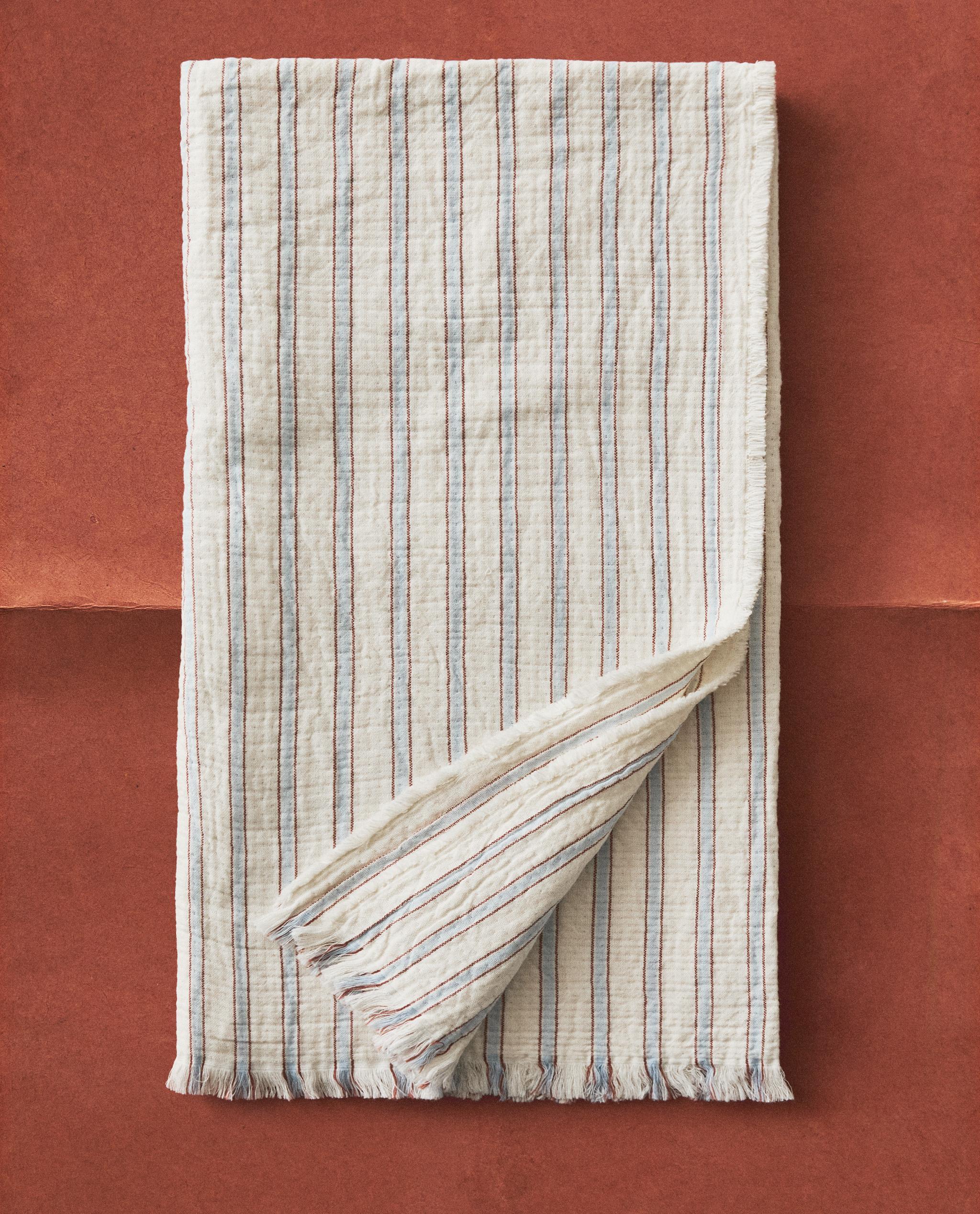 STRIPED MUSLIN BABY BLANKET product thumbnail 10