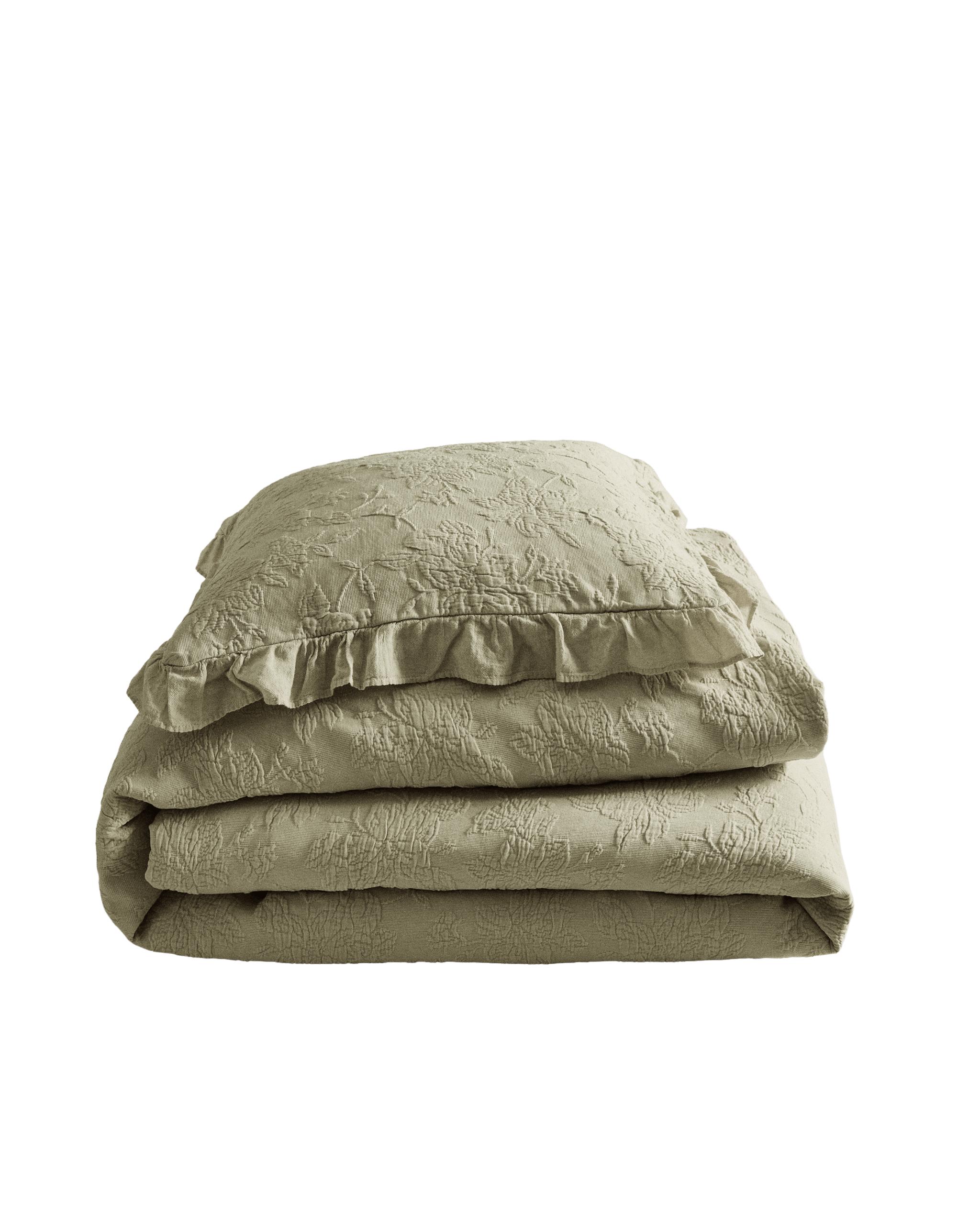 Zara  ジャカードのフリル付きベッドカバー ジャカードのフリル付きベッドカバー | Zara Home 日本/Japan