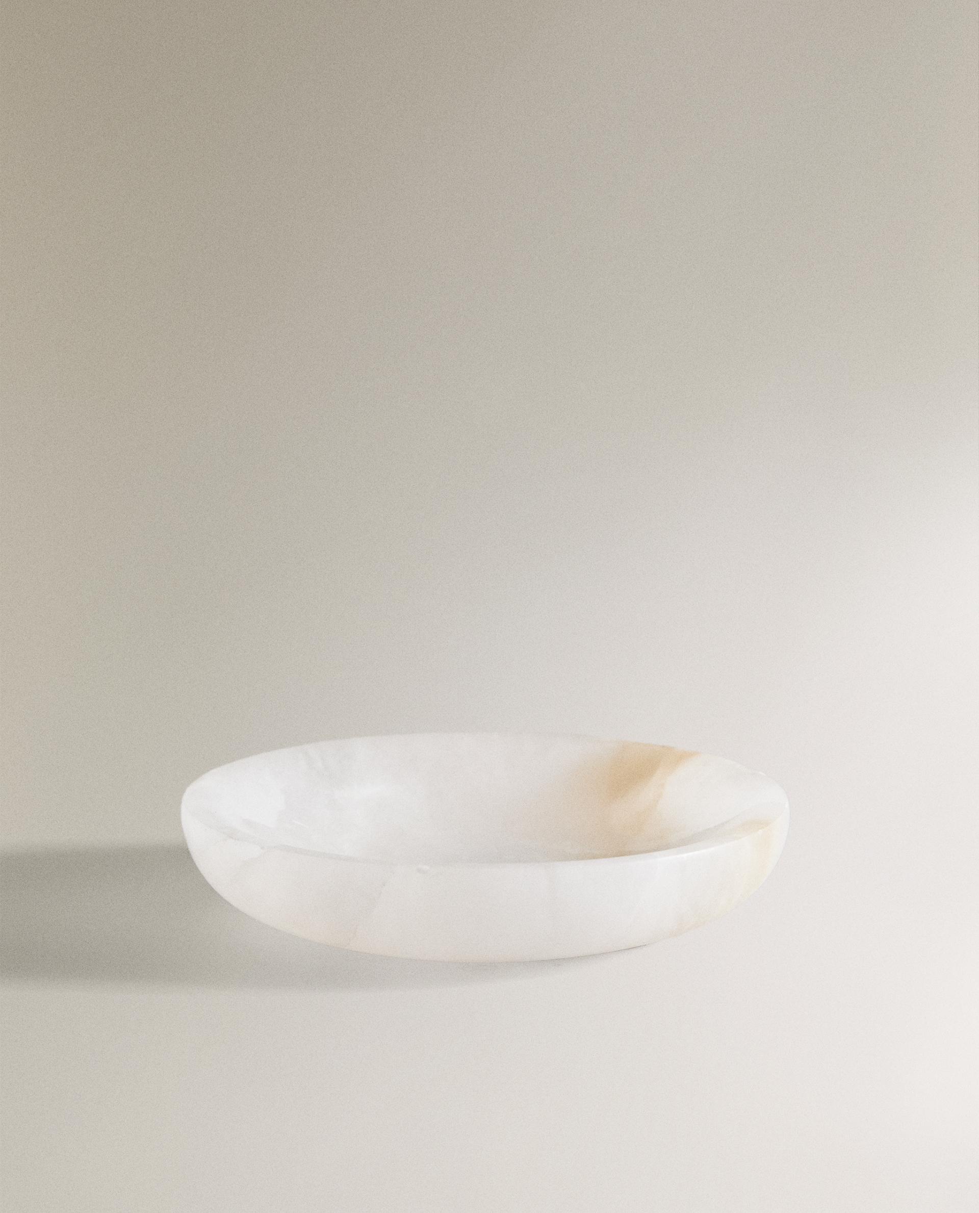 ZARA HOME 遥か グレー マーブル バスボウル