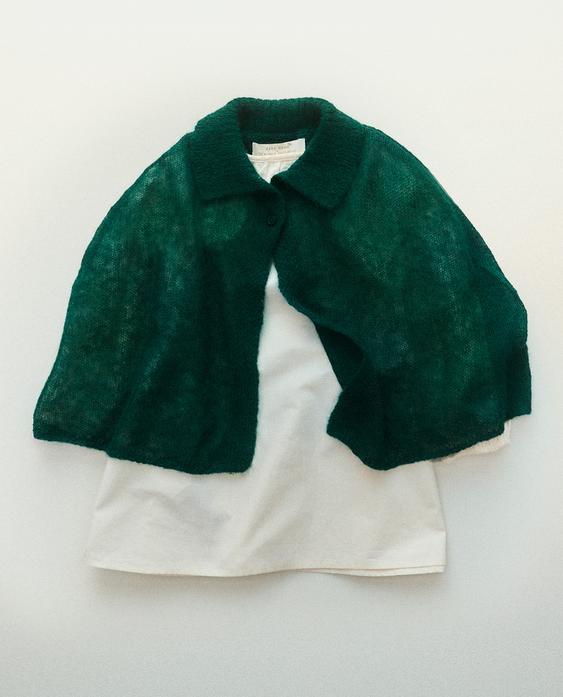 キッズ アルパカ ケープ リモンチェッラ X ジ・アニマルズ・オブザーバトリー