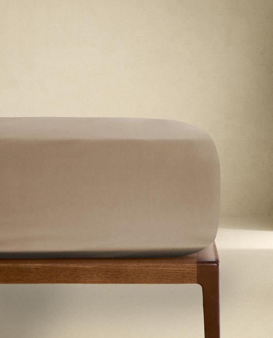 SATEEN FITTED SHEET | 40 CM HIGH (500 THREAD COUNT)