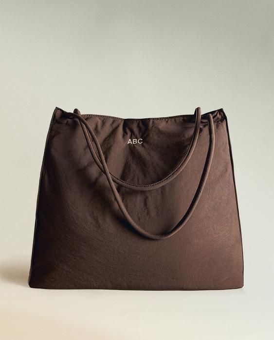 TAŠLA SHOPPER Z FUNKČNÍ LÁTKY