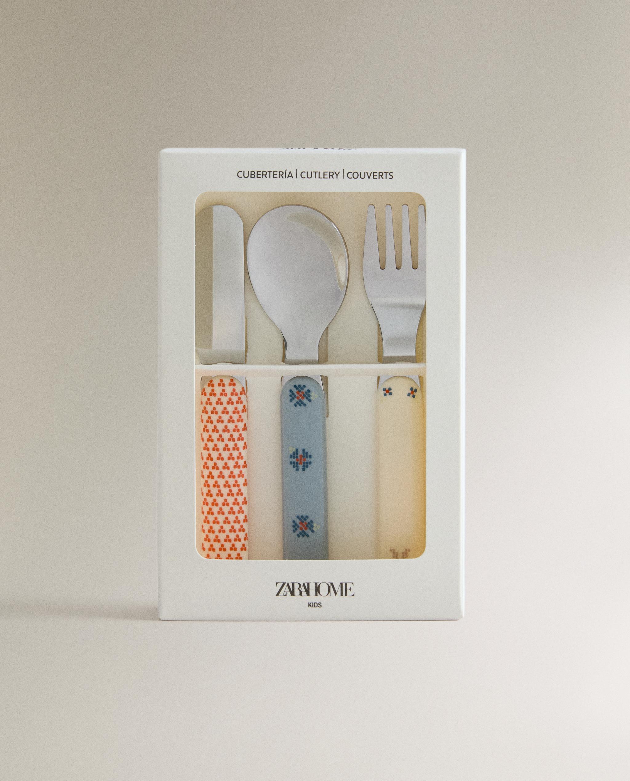 CHILDREN'S CUTLERY SET WITH RABBITS product thumbnail 8