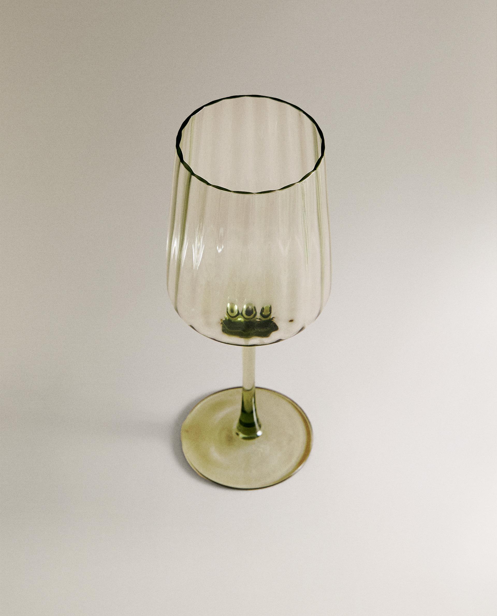 VERRE À VIN RECYCLABLE LIGNES