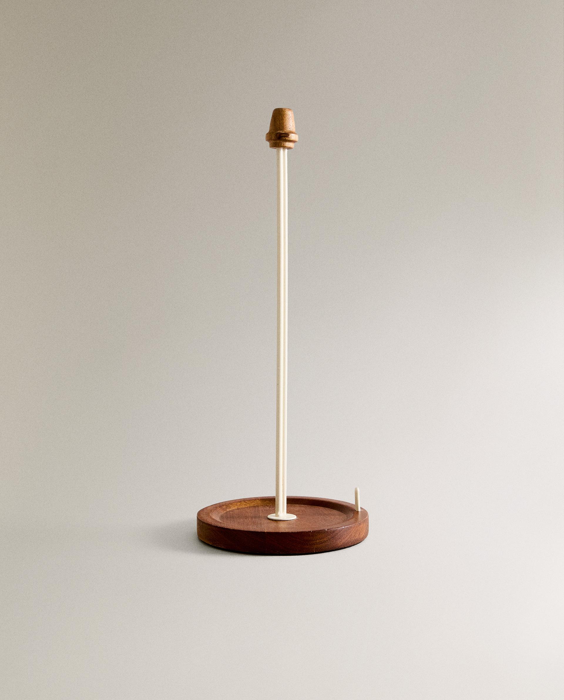 IRON AND WOOD KITCHEN ROLL HOLDER product thumbnail 7