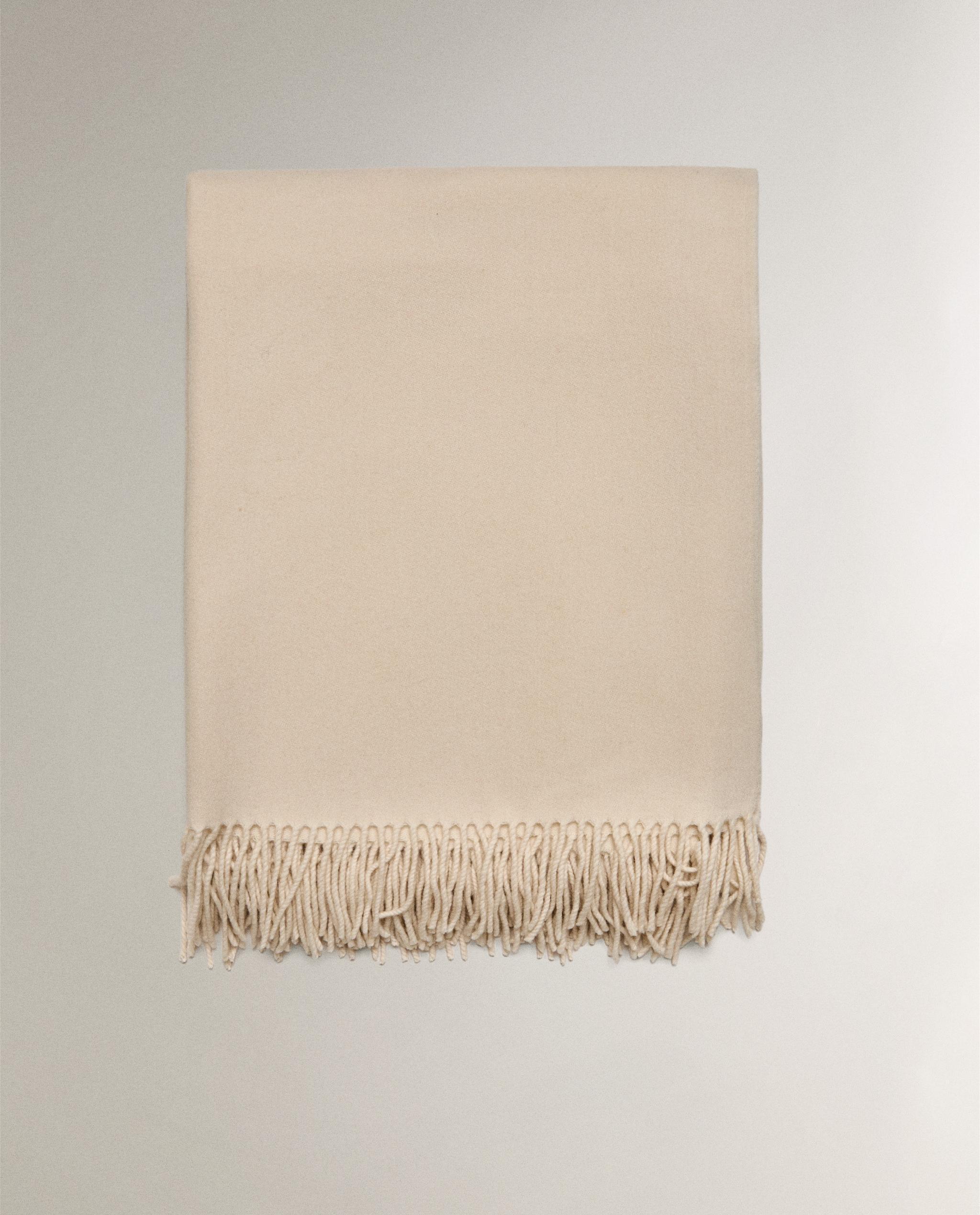 FRINGED WOOL THROW product thumbnail 5