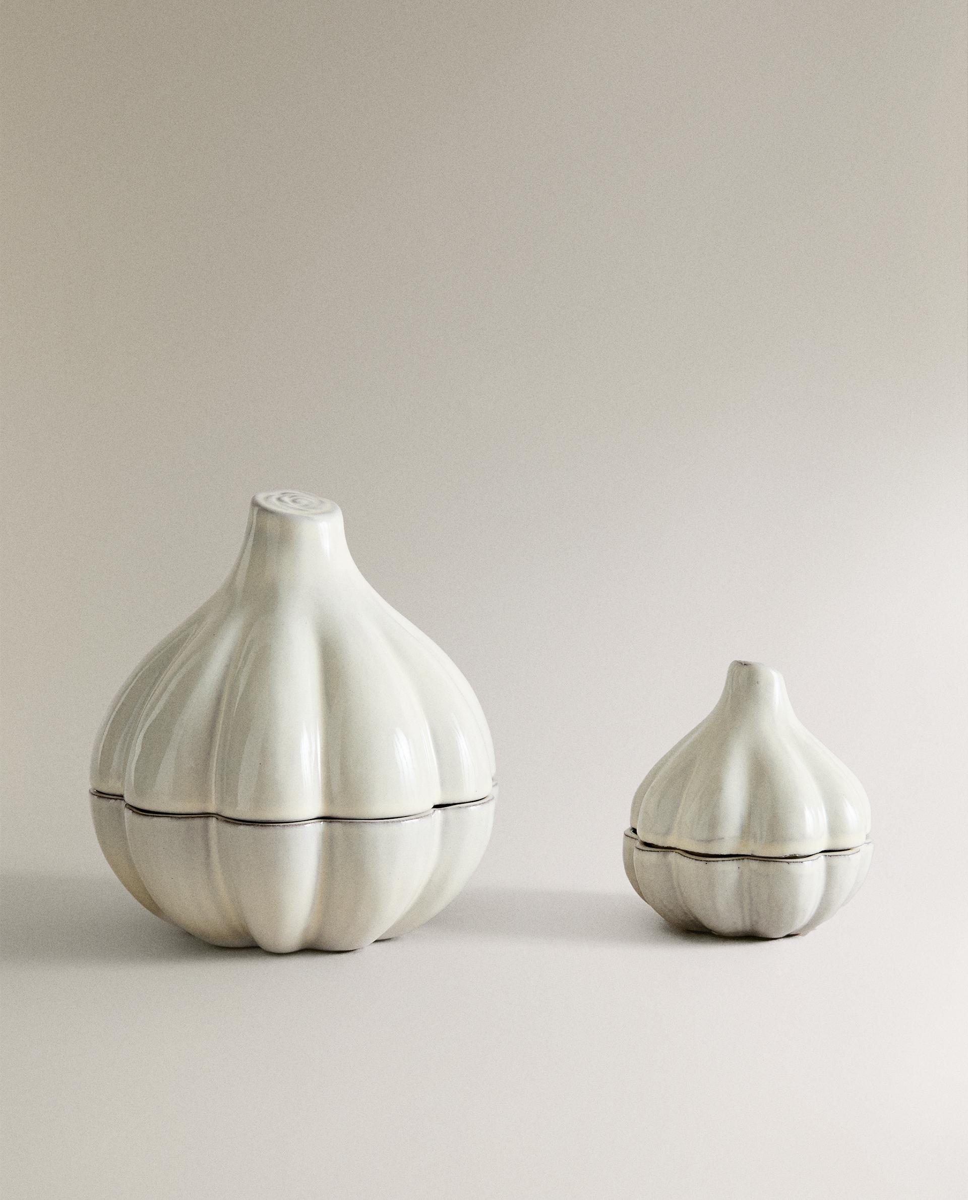 TERRACOTTA GARLIC STORAGE JAR | Zara Home United States of America