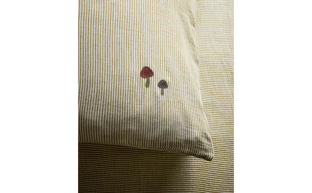 غلاف مخدة موسلين مخطط للأطفال غلاف مخدة موسلين مخطط للأطفال