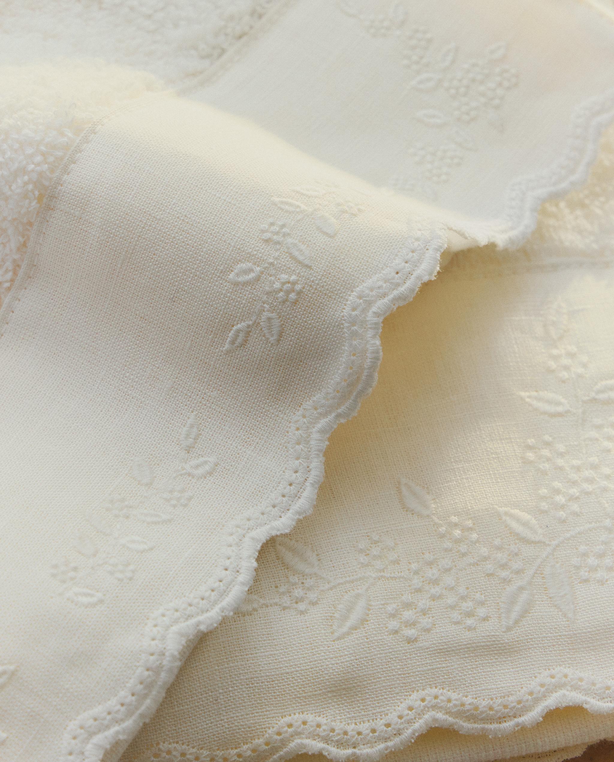 BATH TOWEL WITH LINEN BORDER product thumbnail 12