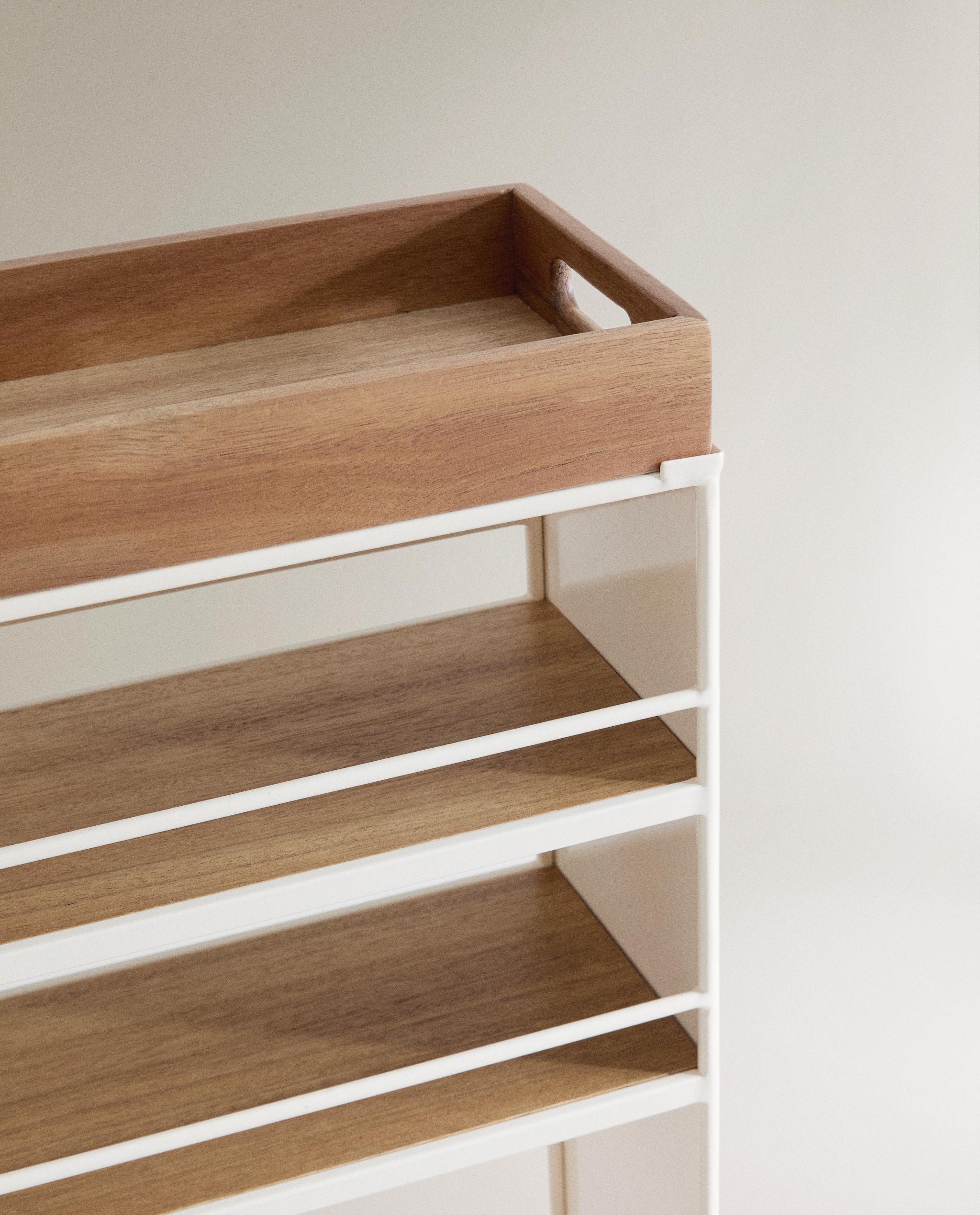 METAL AND WOOD STORAGE CART | Zara Home United States of America