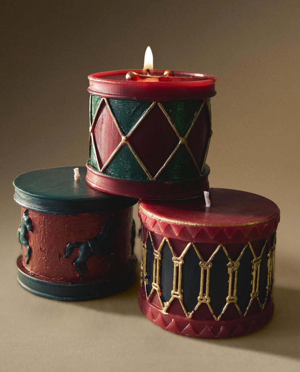 Zara Home Zəncəfilli baraban ətirli şam dəsti (3 ədəd)