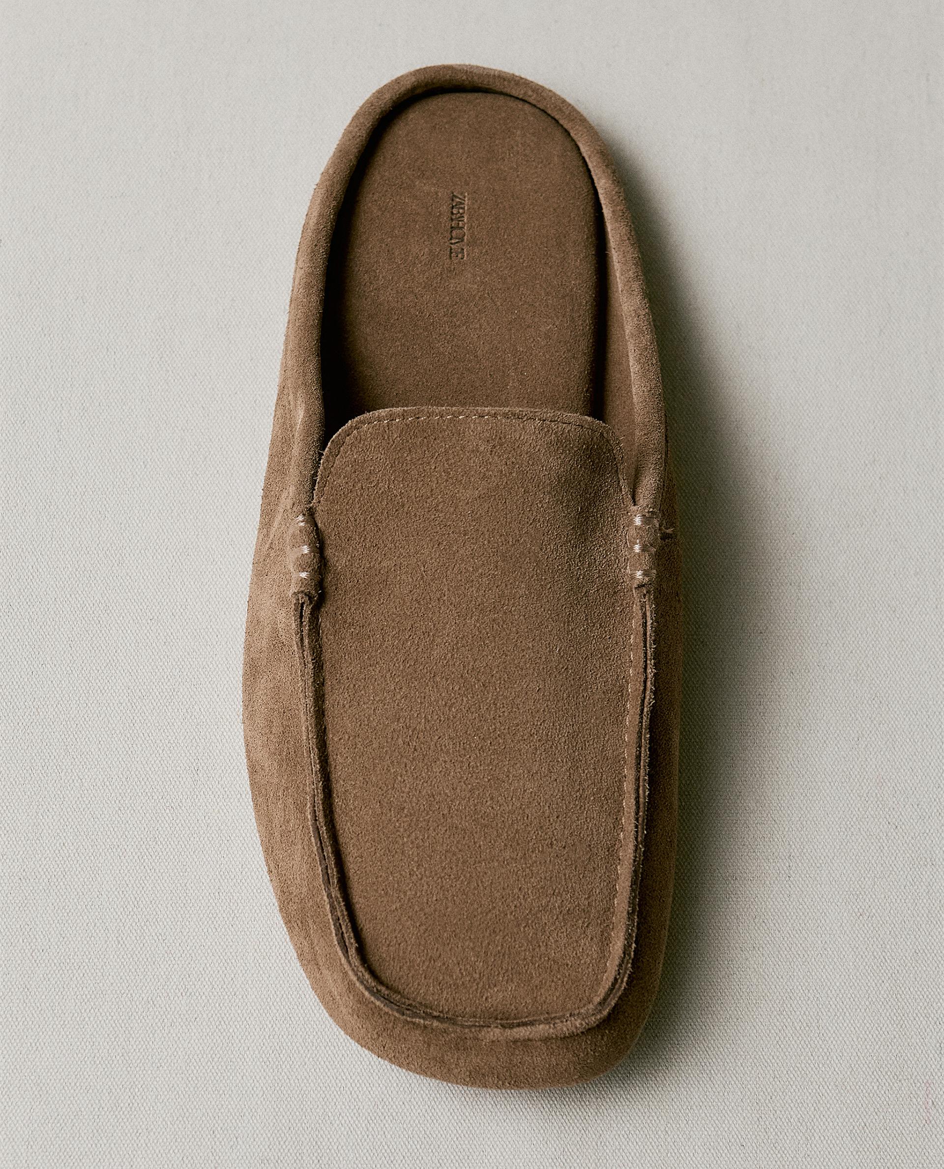 LEATHER MULE LOAFERS | Zara Home United States of America