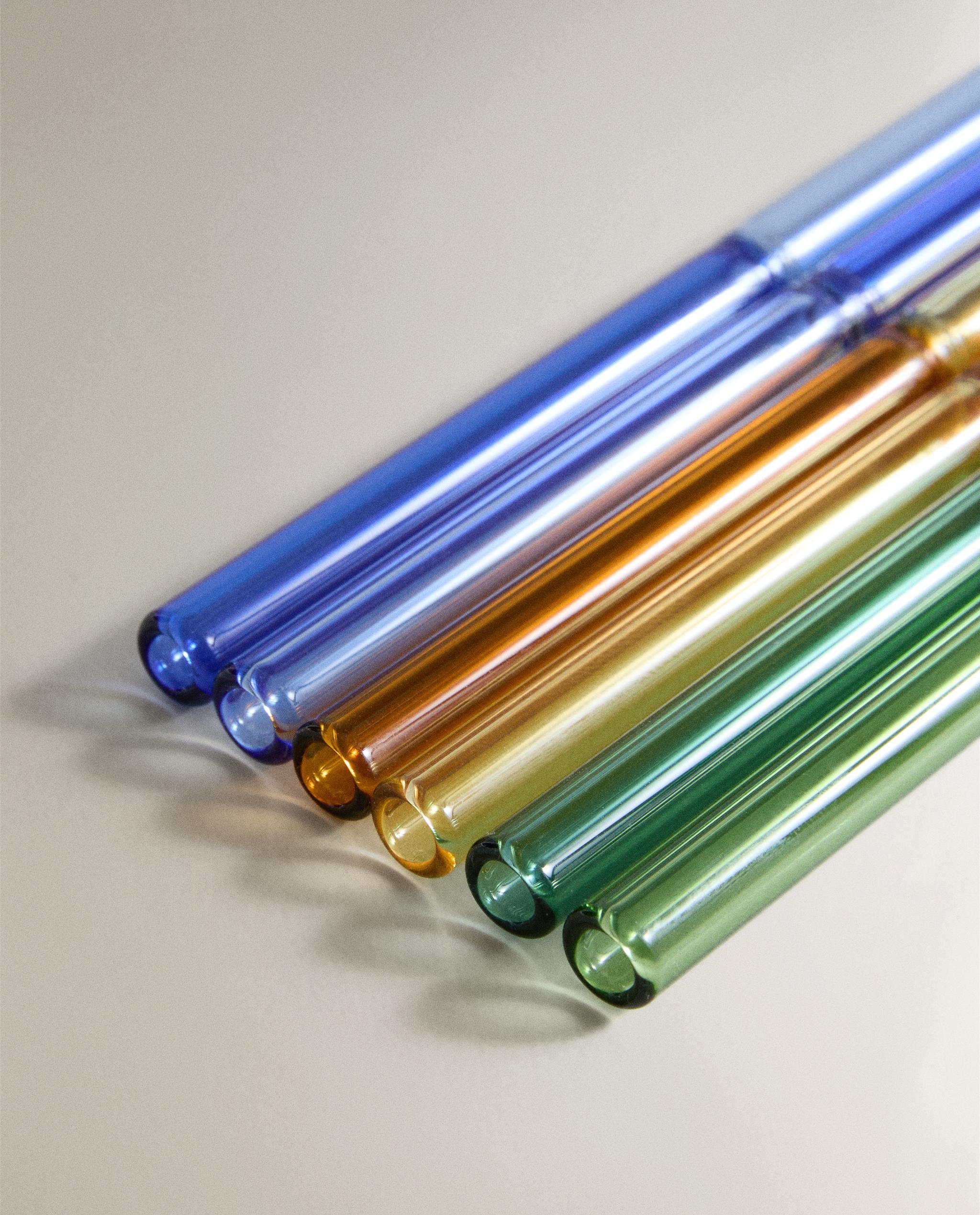 PACK OF COLOURED BOROSILICATE STRAWS (PACK OF 6) product thumbnail 3