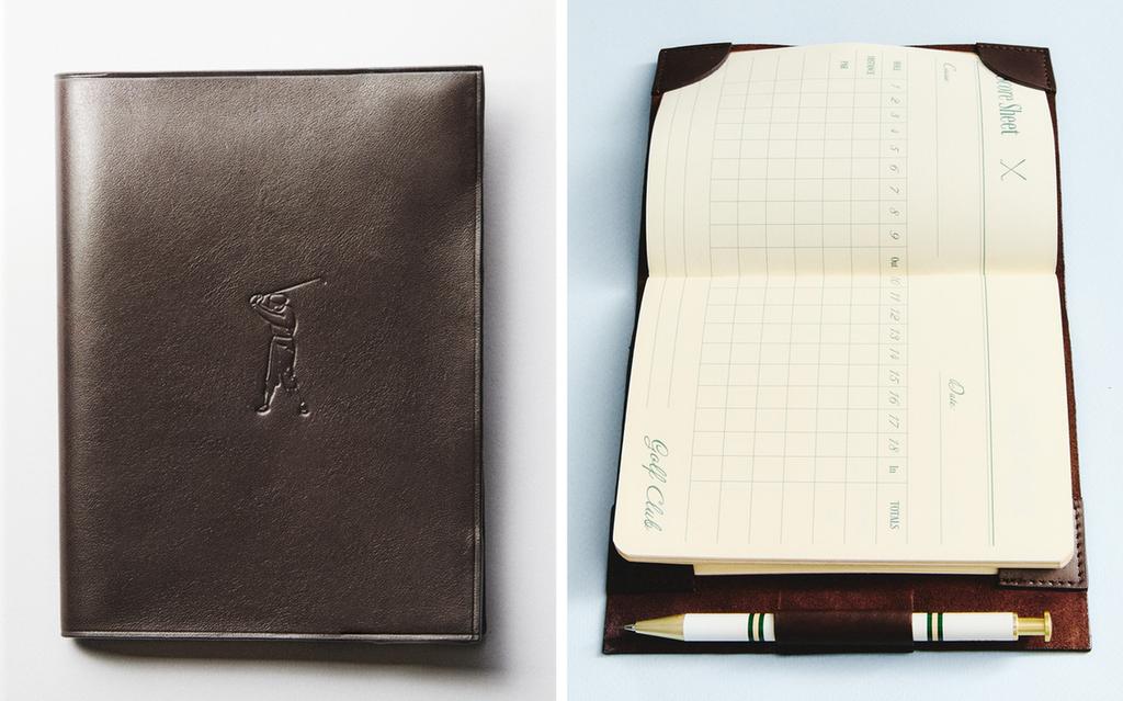 골프 가죽 노트 커버