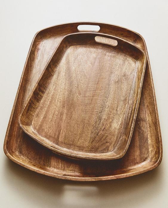 HOUTEN DIENBLAD MET HANDGREPEN HOUTEN DIENBLAD MET HANDGREPEN