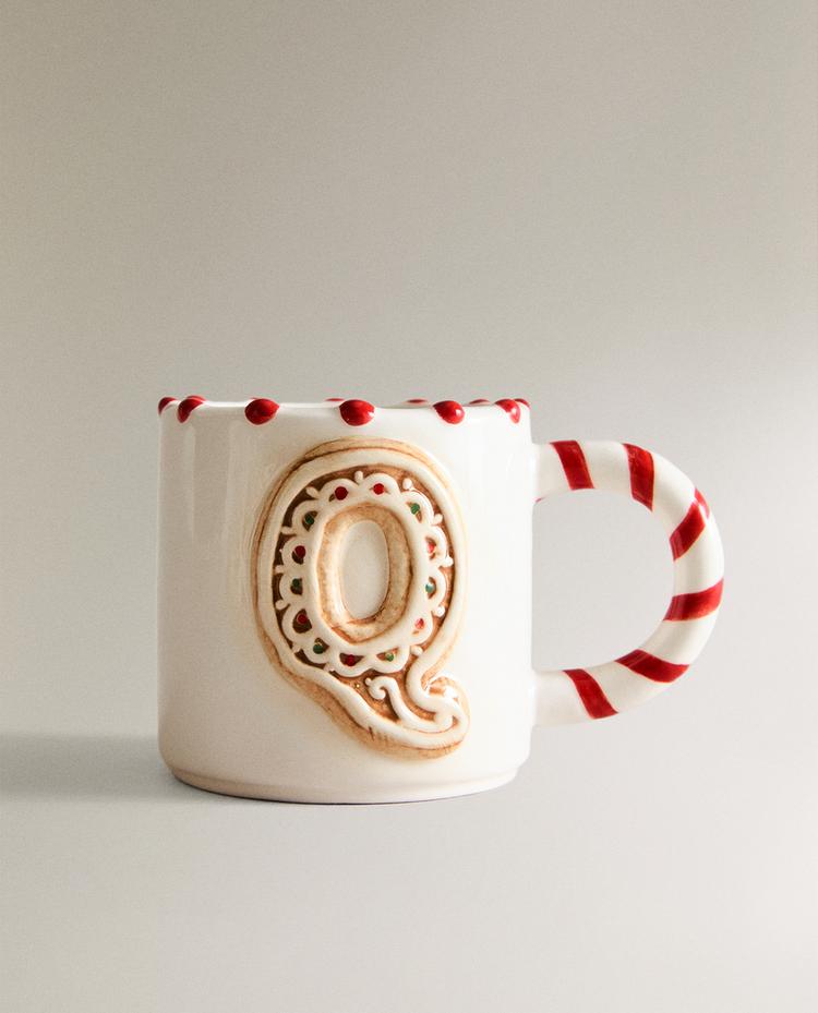 CHILDREN’S CHRISTMAS LETTER Q STONEWARE MUG