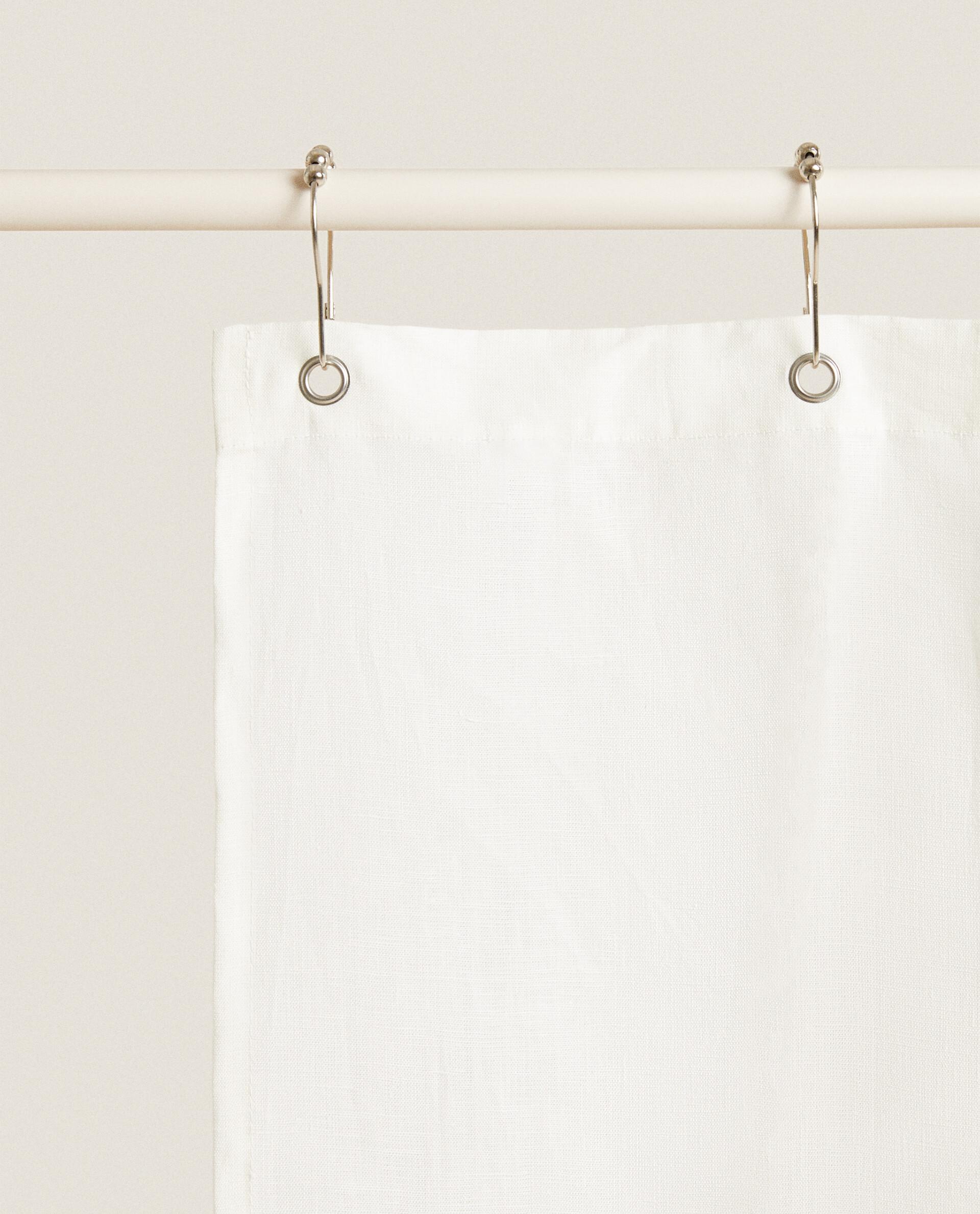 TRANSLUCENT LINEN SHOWER CURTAIN product thumbnail 3