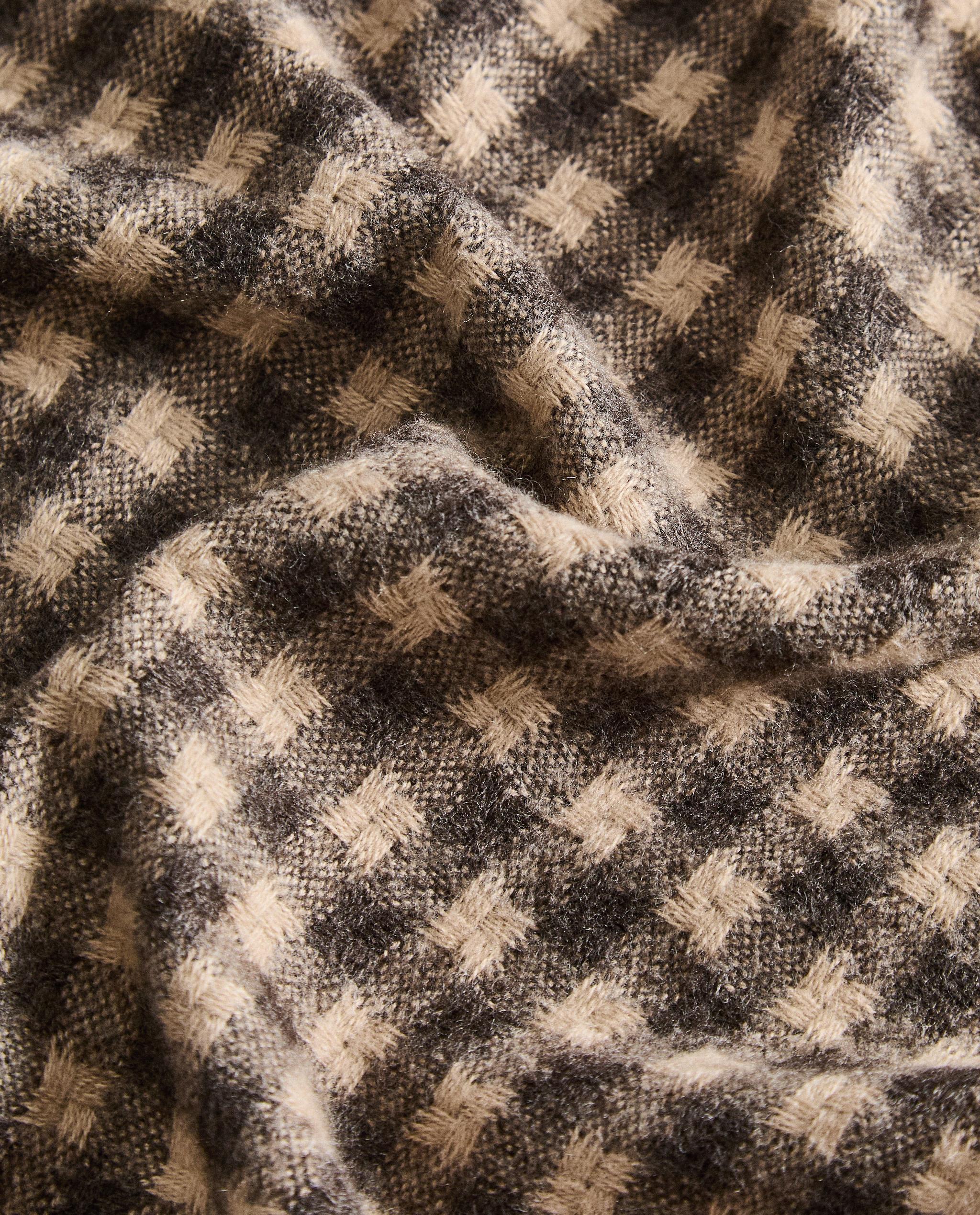 フリンジ チェック柄 ブランケット | Zara Home 日本/Japan