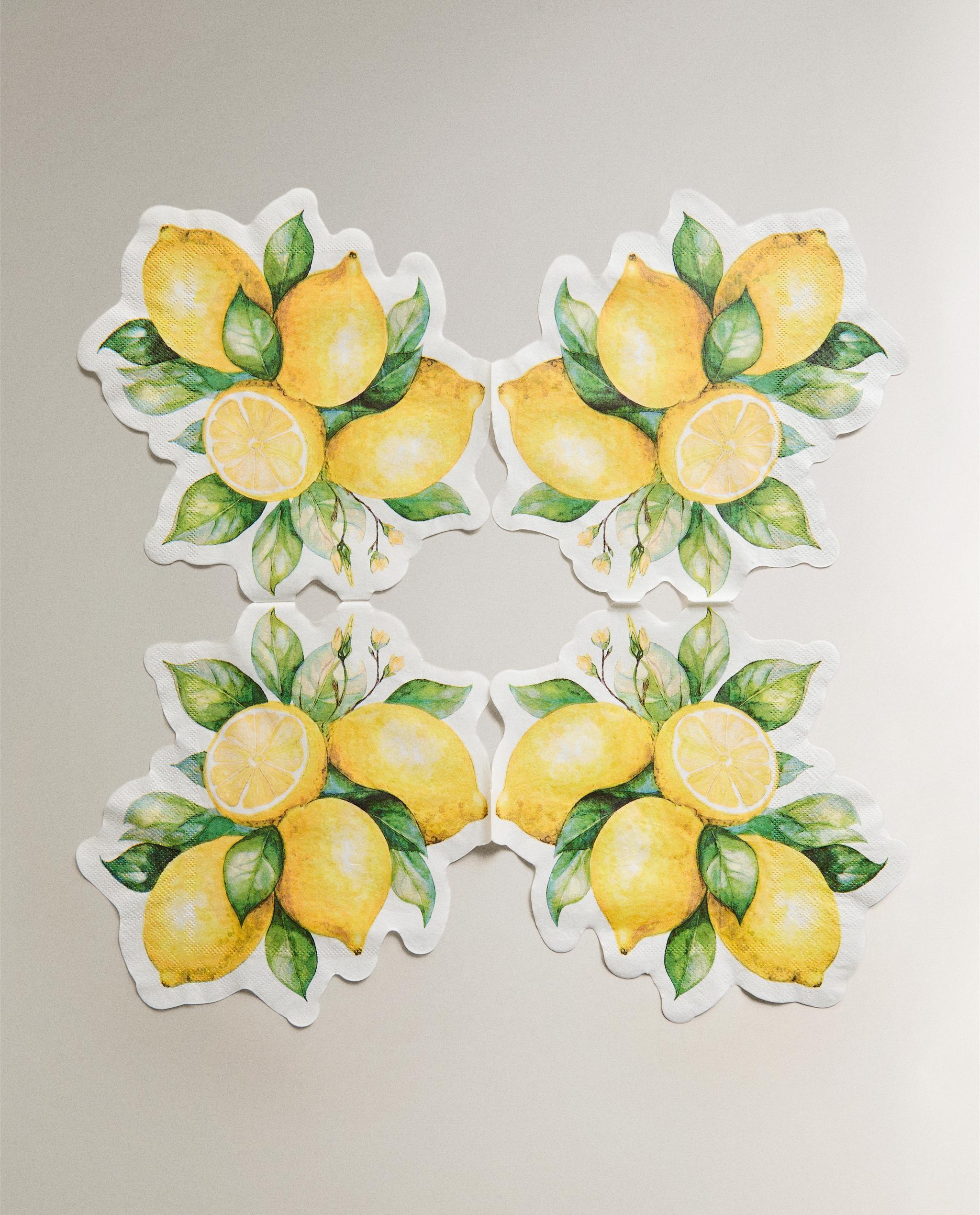 PACK OF LEMON PAPER NAPKINS (PACK OF 20) product thumbnail 5