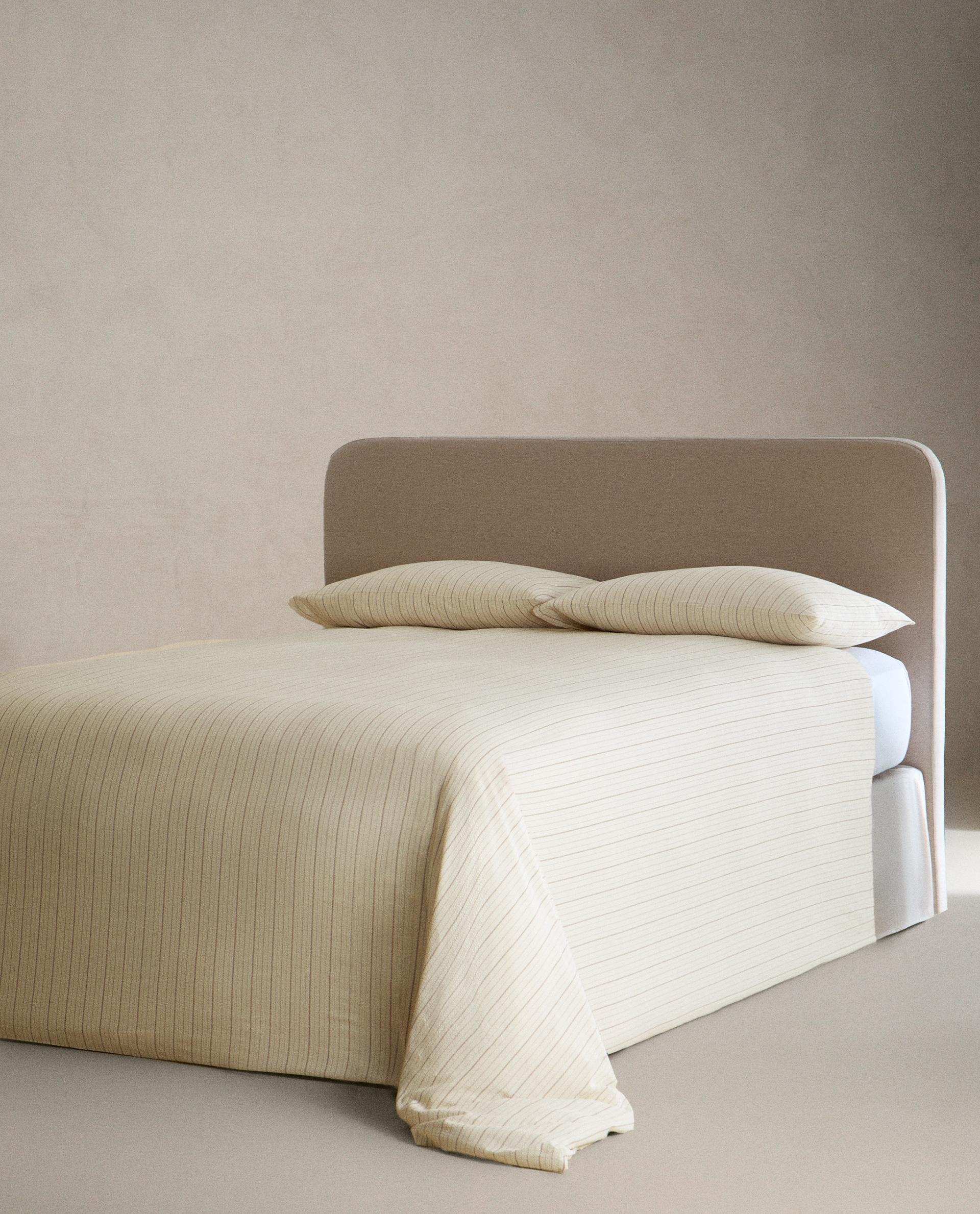 ストライプ柄シアサッカー 掛け布団カバー | Zara Home 日本/Japan