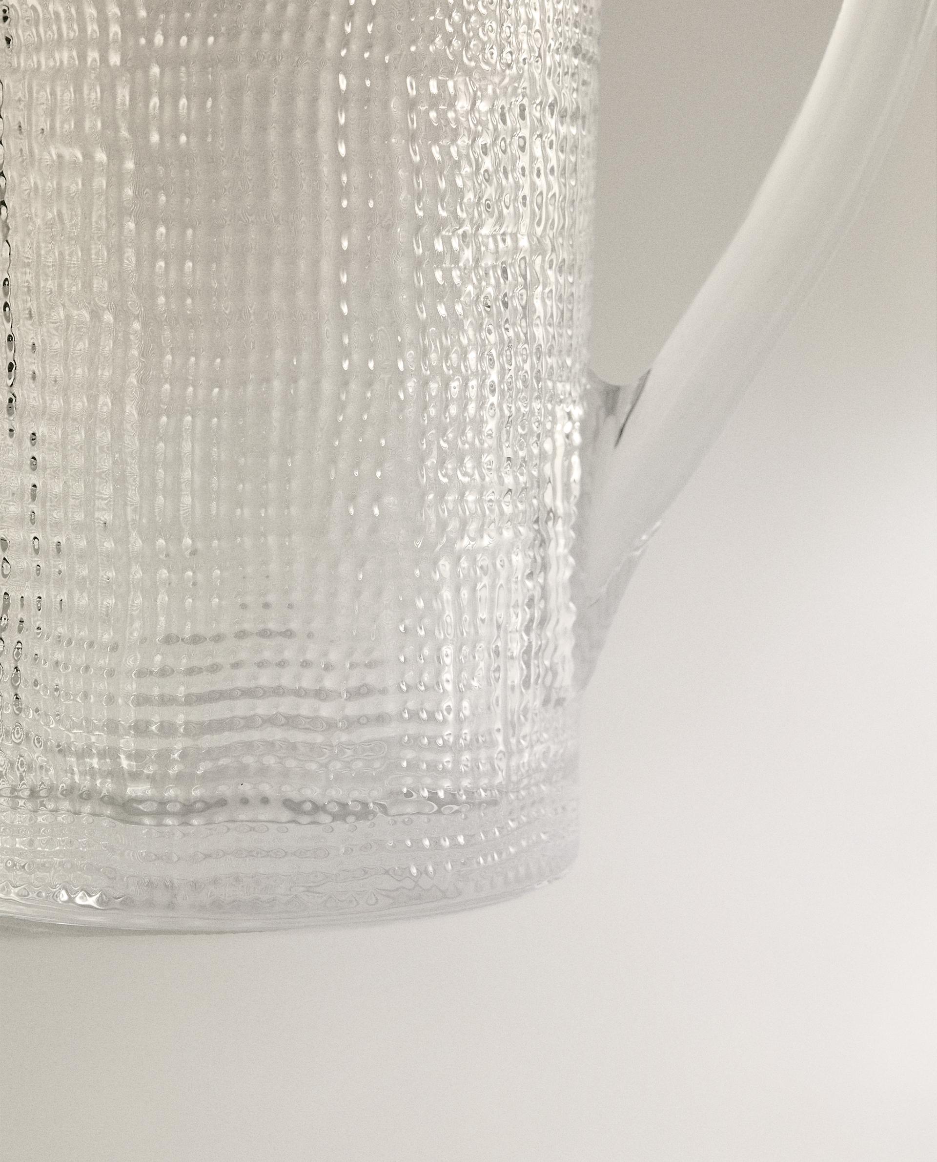 RAISED DESIGN GLASS JUG product thumbnail 8