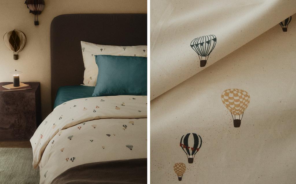 KIDS' HOT AIR BALLOON DUVET COVER KIDS' HOT AIR BALLOON DUVET COVER