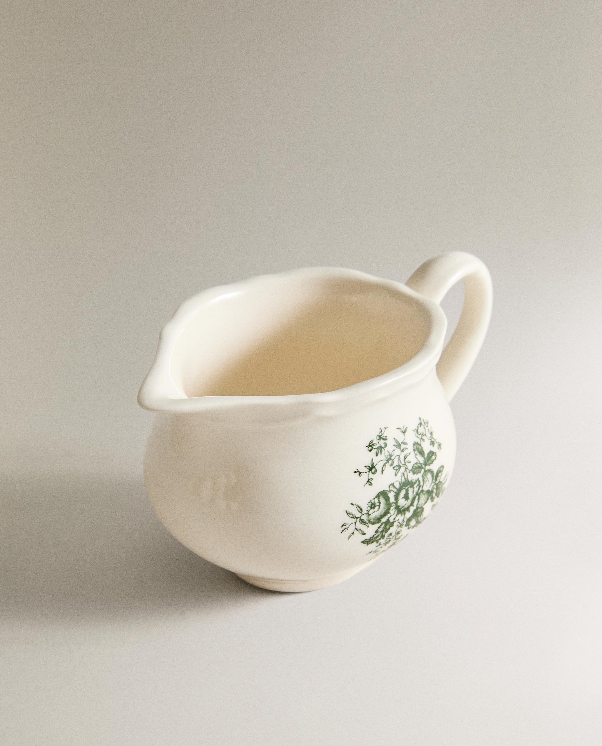 FLORAL EARTHENWARE MILK JUG product thumbnail 8