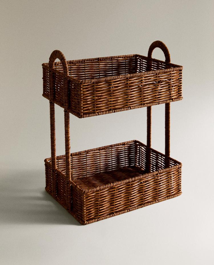 MUEBLE ALMACENAJE PLÁSTICO TRENZADO