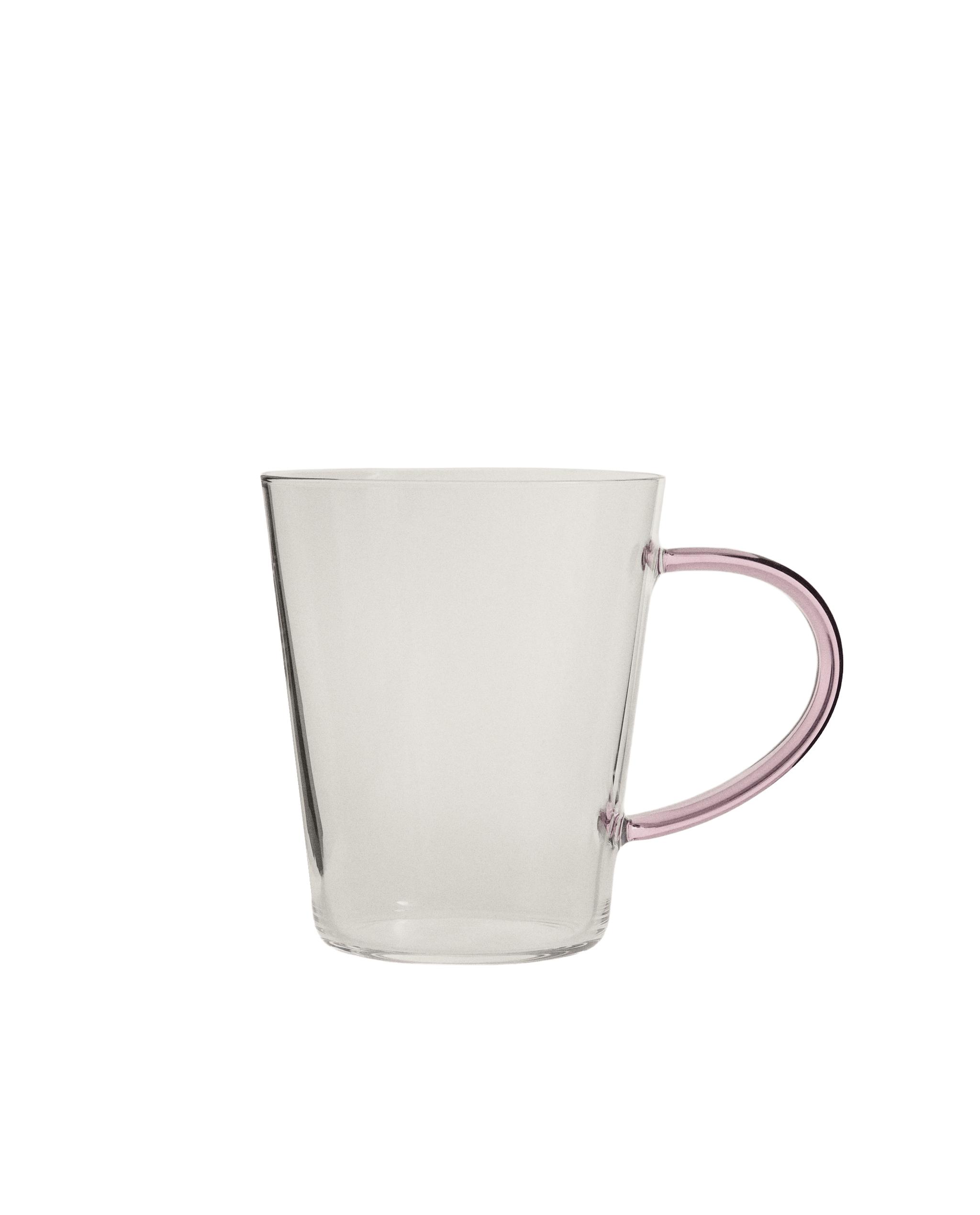 BOROSILICATE GLASS MUG WITH COLOURED HANDLE product thumbnail 17