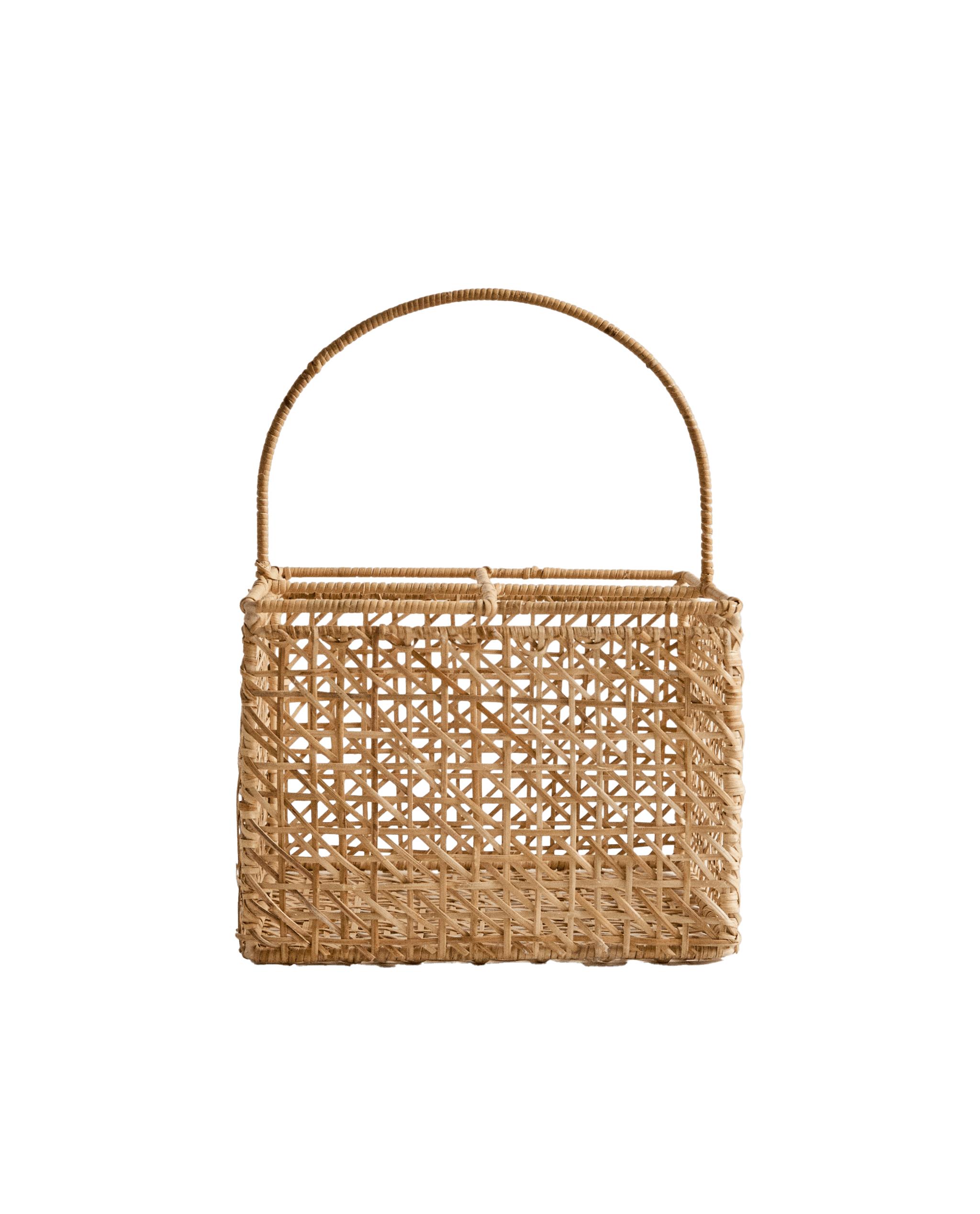 RATTAN BOTTLE STAND WITH HANDLE product thumbnail 6