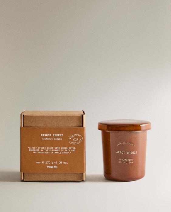 (170 G) CARROT BREEZE SCENTED CANDLE (170 G) CARROT BREEZE SCENTED CANDLE